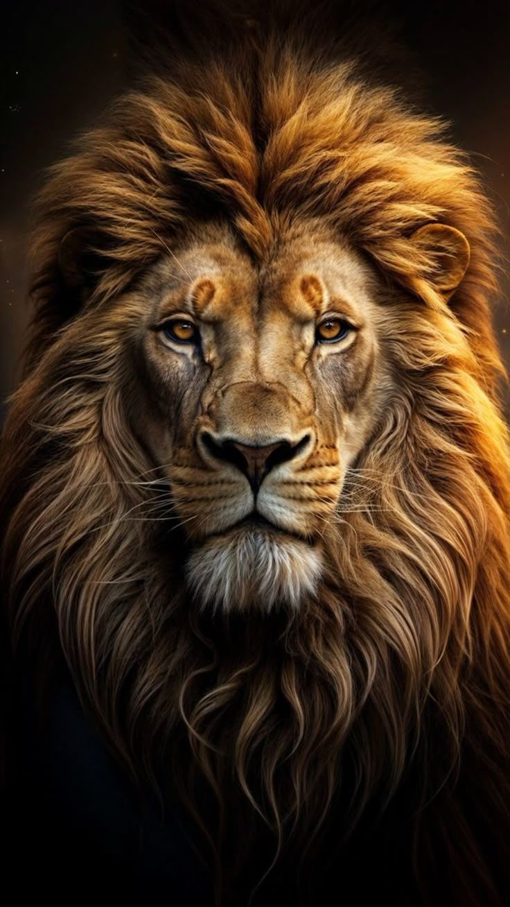 736x1308 Detailed lion art. Barbary lion tattoo, Lion king canvas, Lion wallpaper