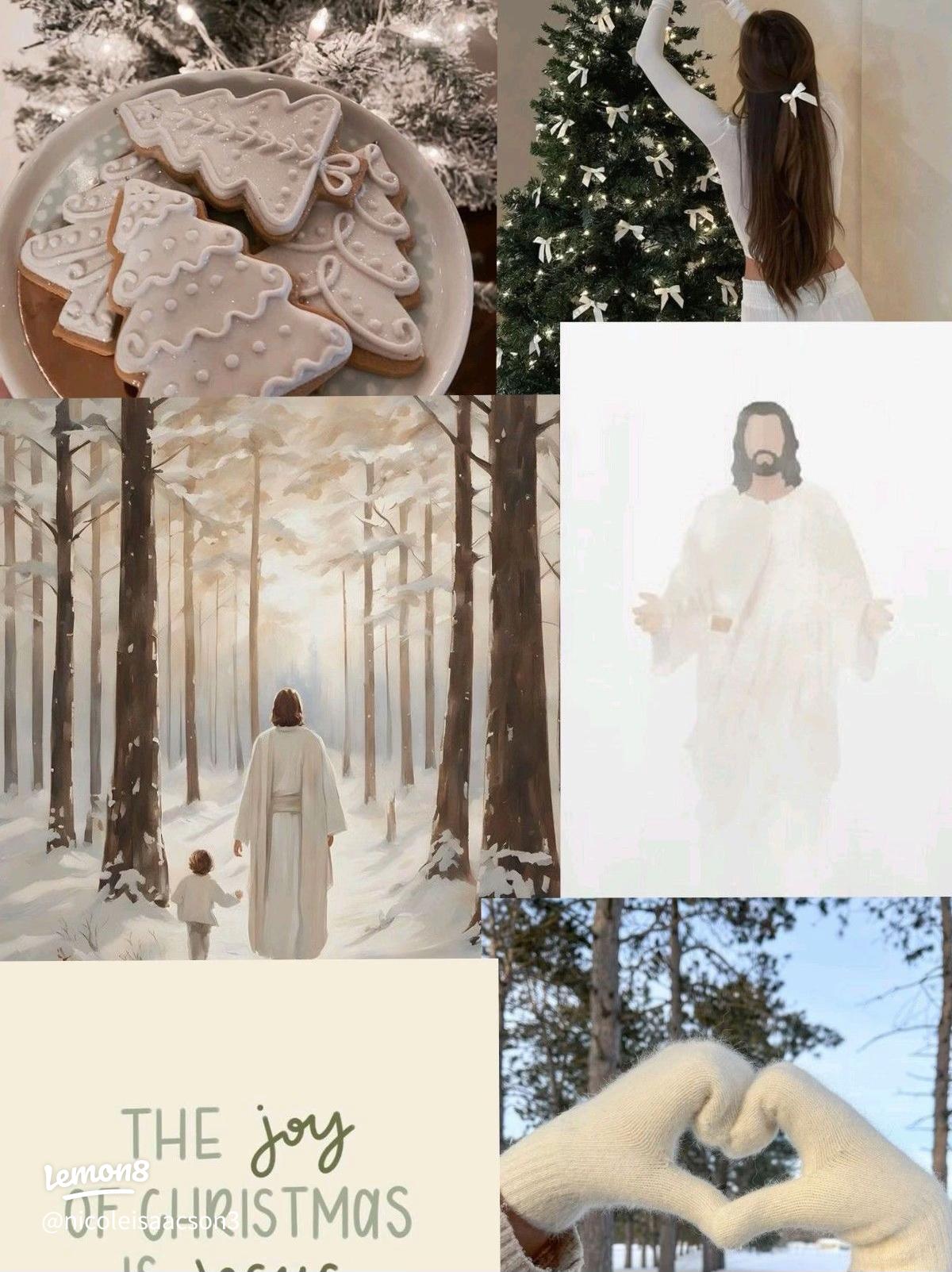 1200x1603 Jesus Christmas Collage Wallpaper