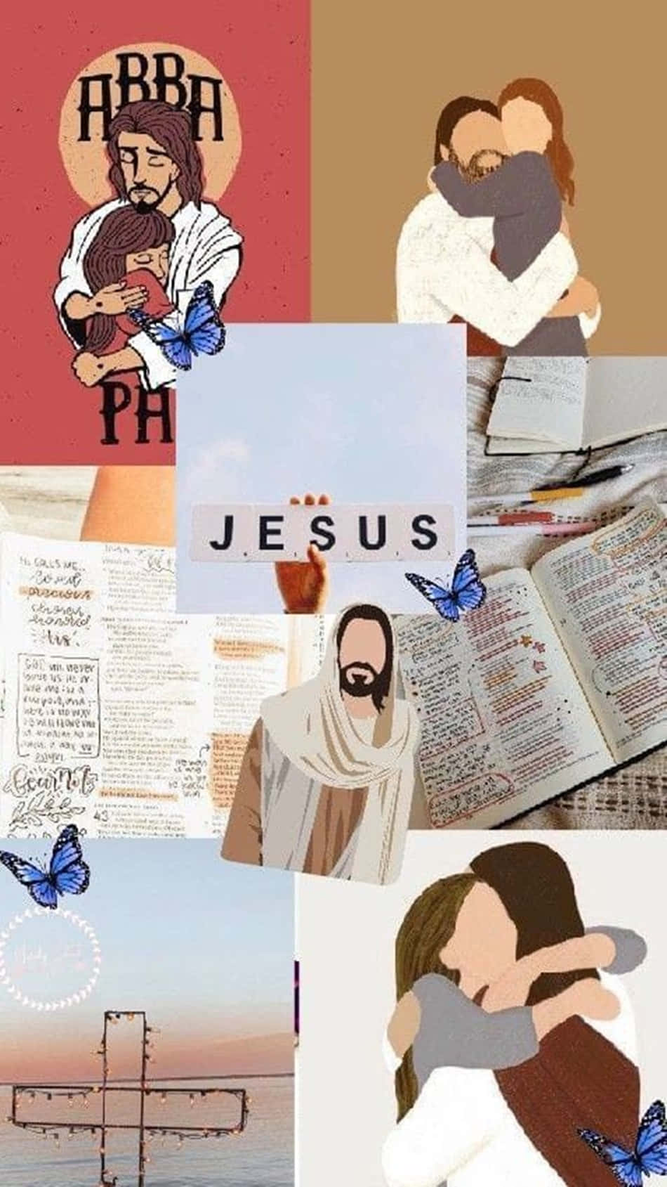950x1689 Download Connect with the divine Jesus Wallpaper