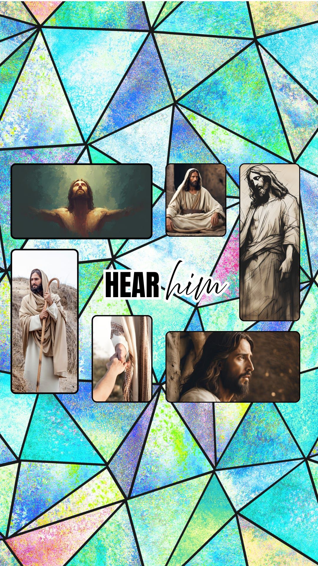 1080x1920 Free “Hear Him” Printable Kailey G