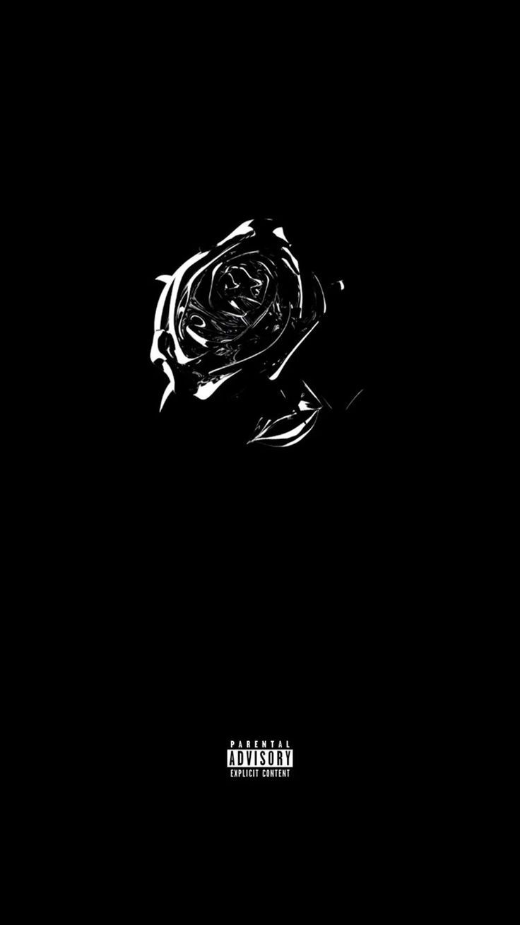 736x1308 Black and White Rose Wallpaper. Shoot for the stars aim for the moon album cover