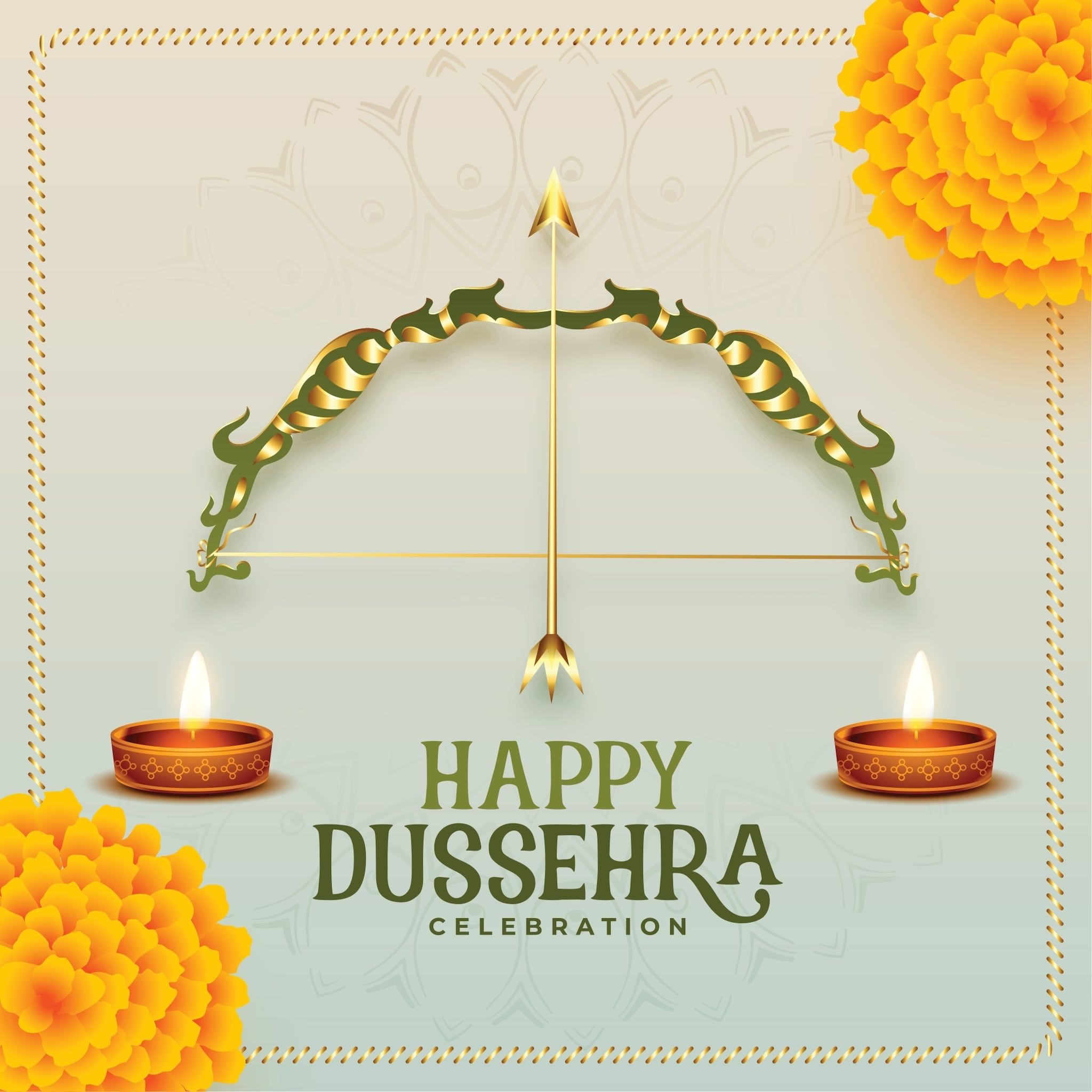 2048x2048 Happy Dussehra Image 2024: Wishes, Quotes, Messages and WhatsApp Greetings to Share on Vijayadashami