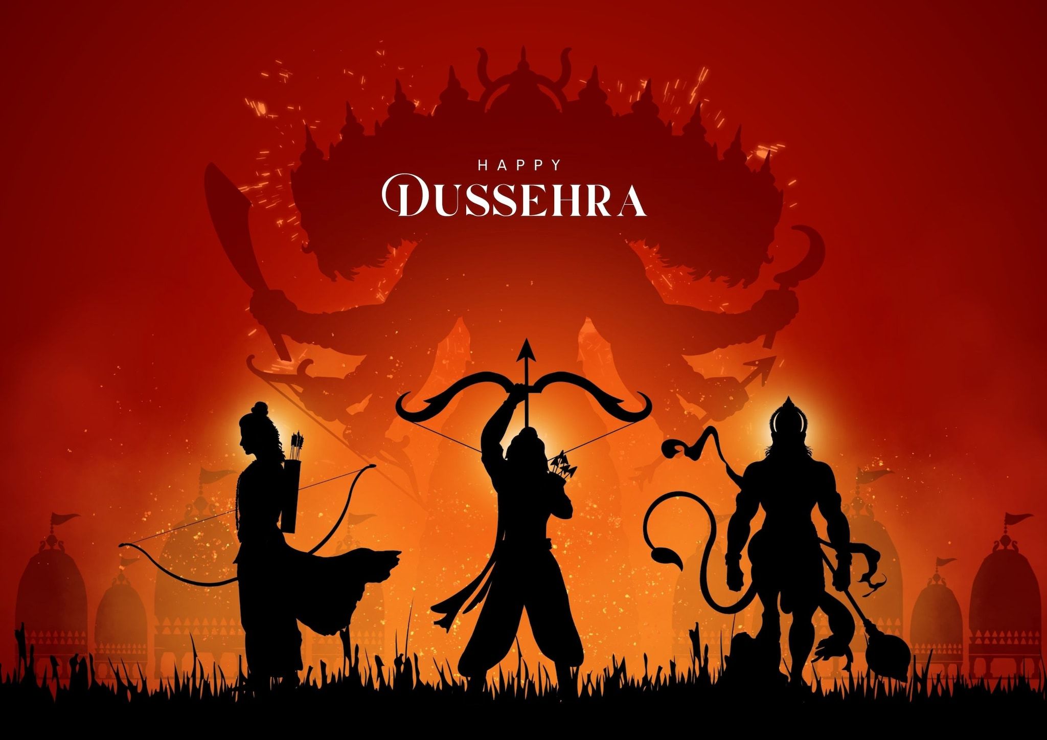 2048x1447 Happy Dussehra Wishes 2024: Vijayadashami Messages, Quotes, Image, Posters, and Greetings!
