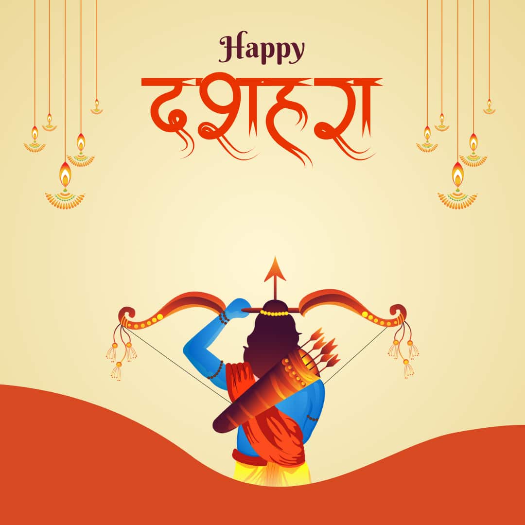 1080x1080 Dussehra 2025 Wishes: Messages, Quotes, Image & Greetings Ideas