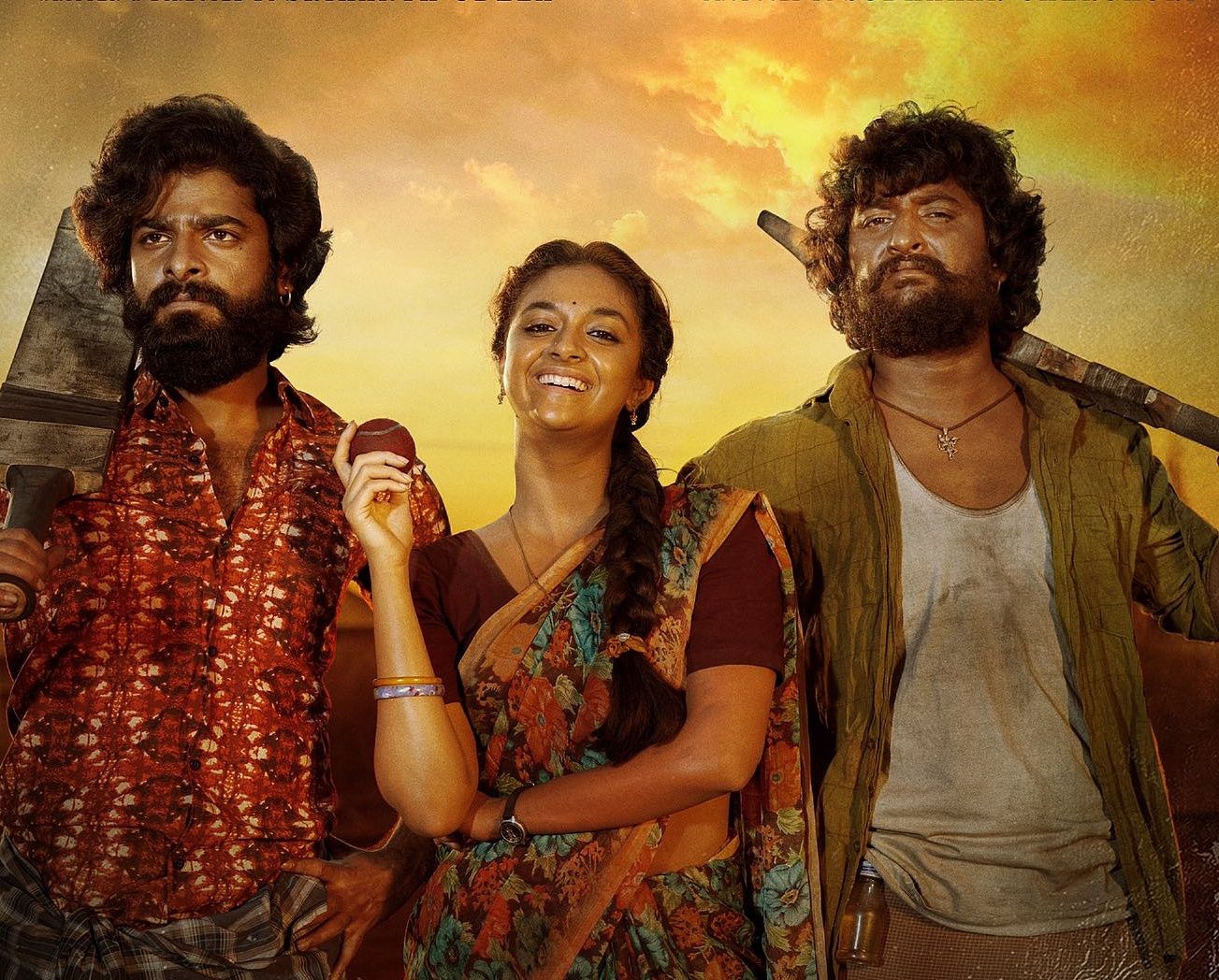 1303x1048 Dasara Movie Wallpaper