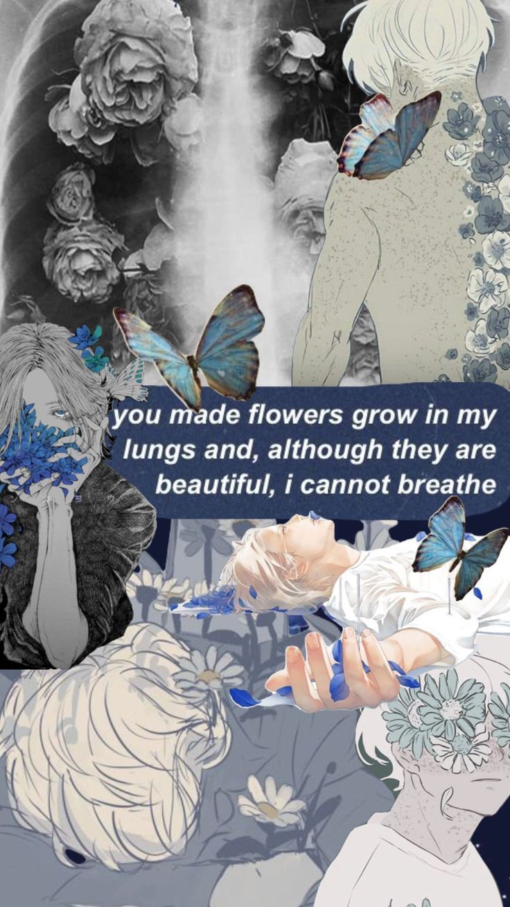 736x1308 Check out apa_lani's Shuffles. Hanahaki wallpaper, Hanahaki disease meaning, Hanahaki disease flower types