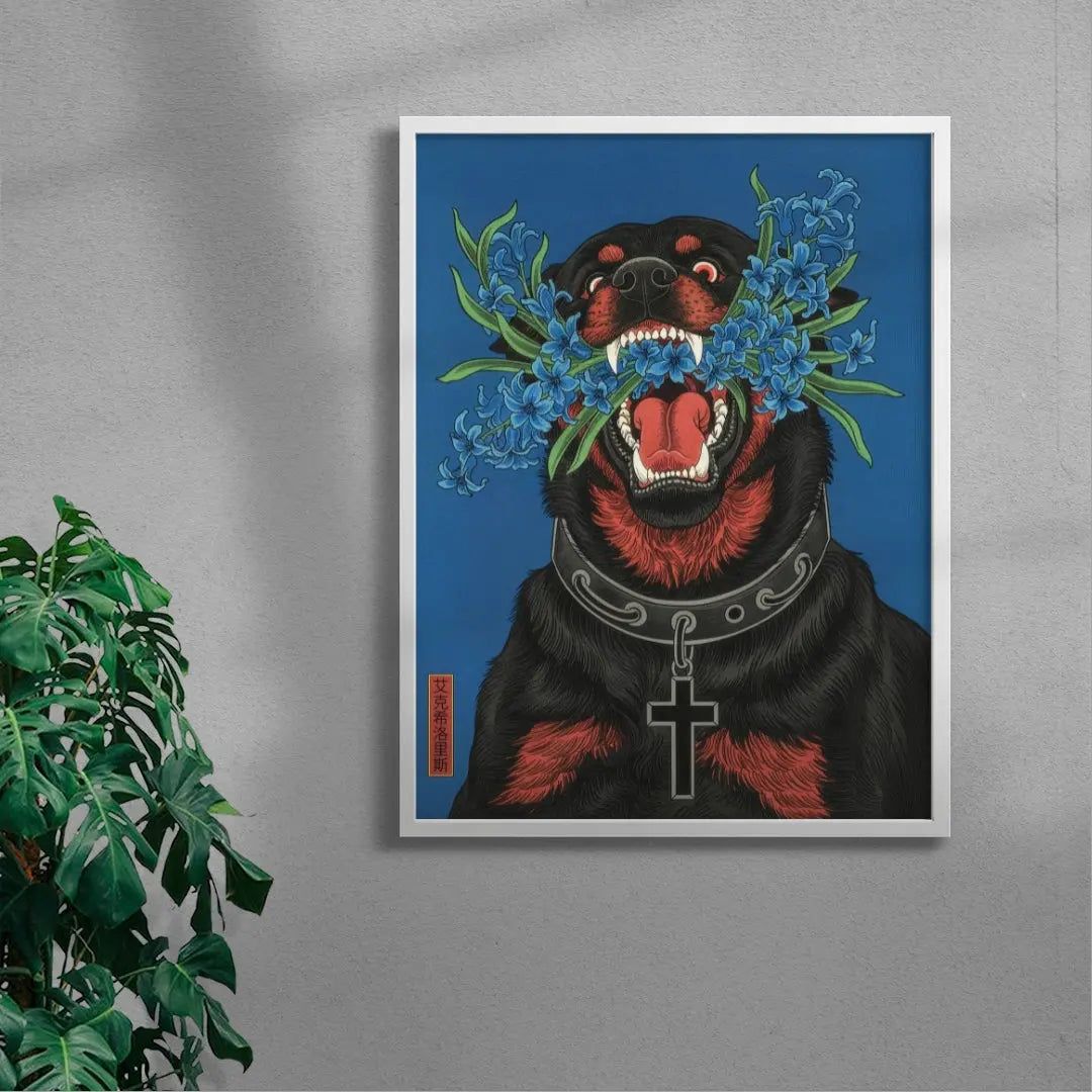 1080x1080 Hanahaki Beast (15x20cm) / Unframed