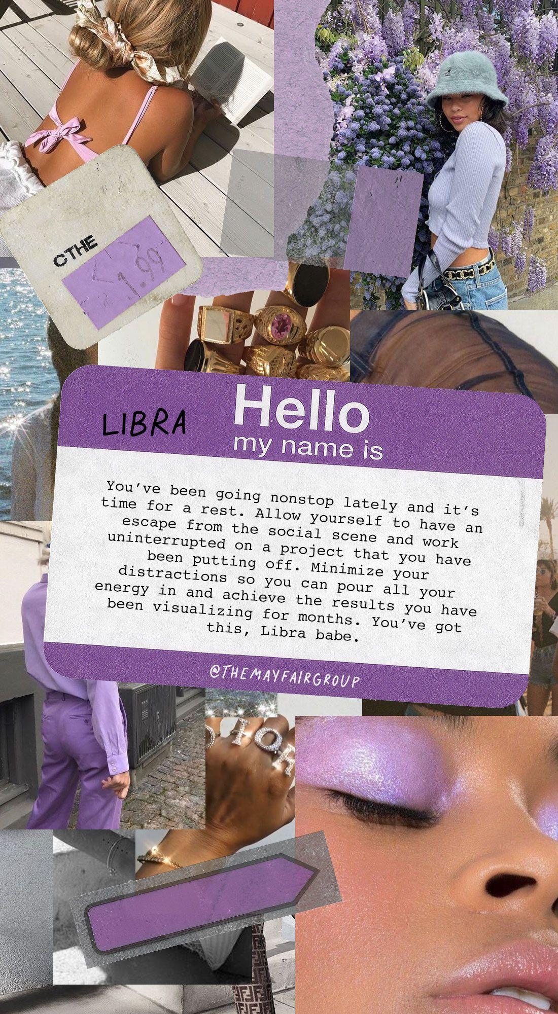 1100x2000 Libra Aesthetic Wallpaper