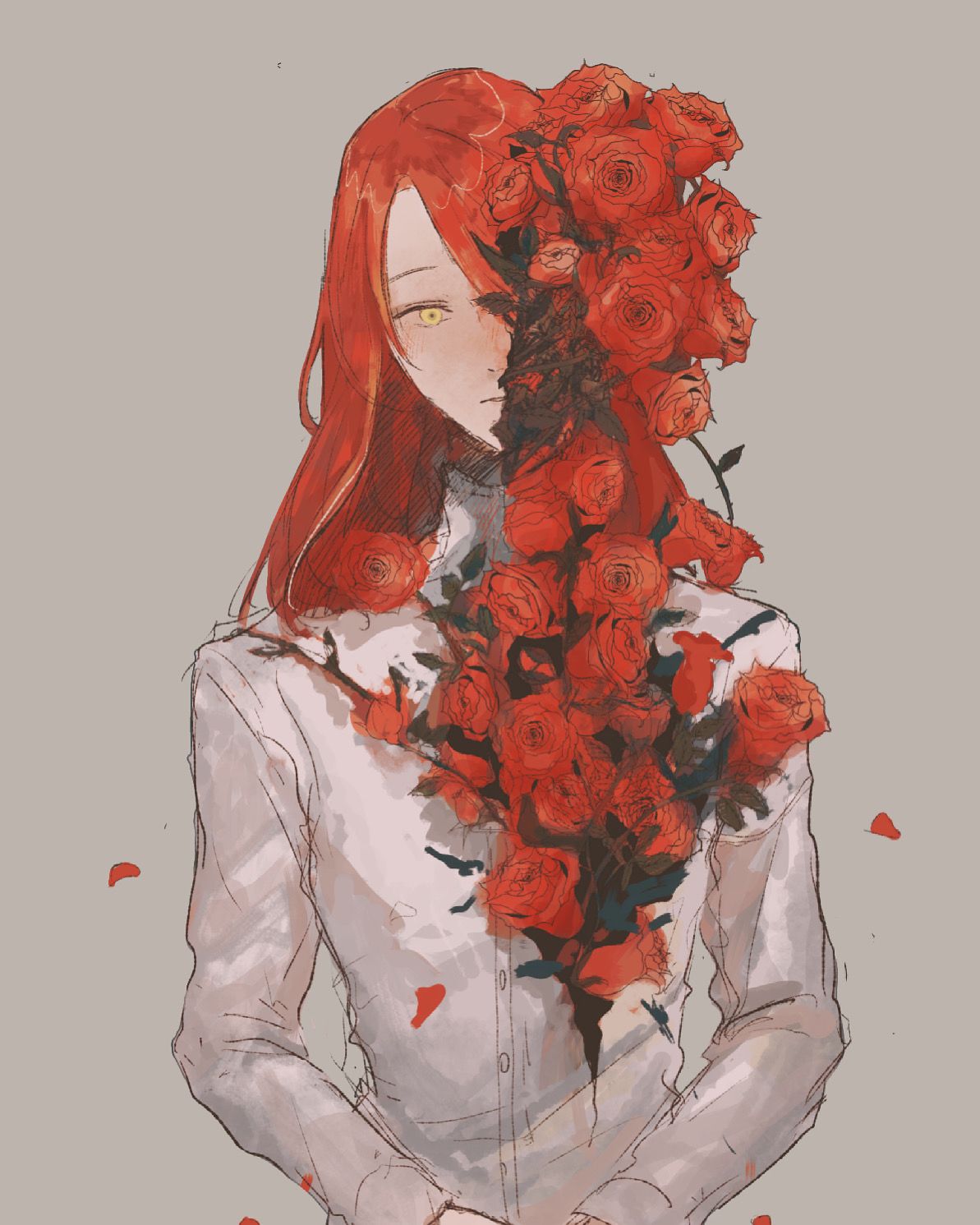 1193x1491 Hanahaki Disease Anime Image Board