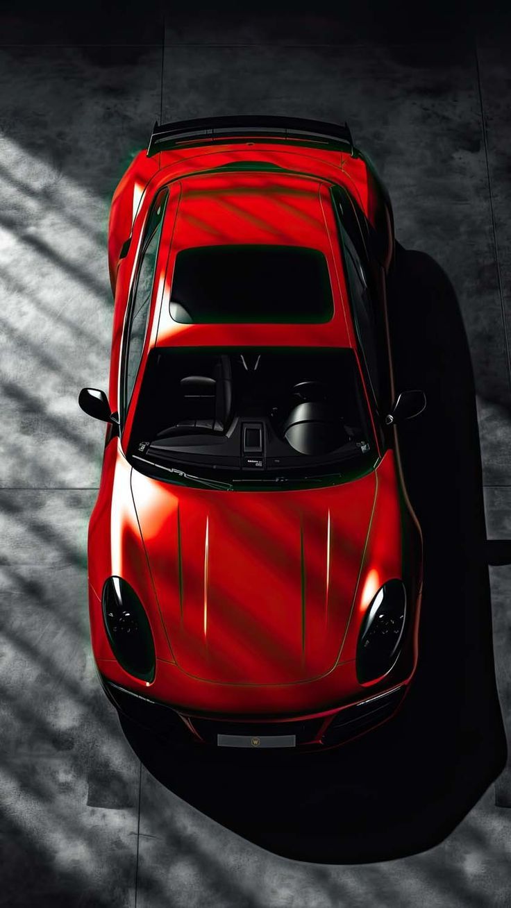 736x1308 Porsche Red iPhone Wallpaper
