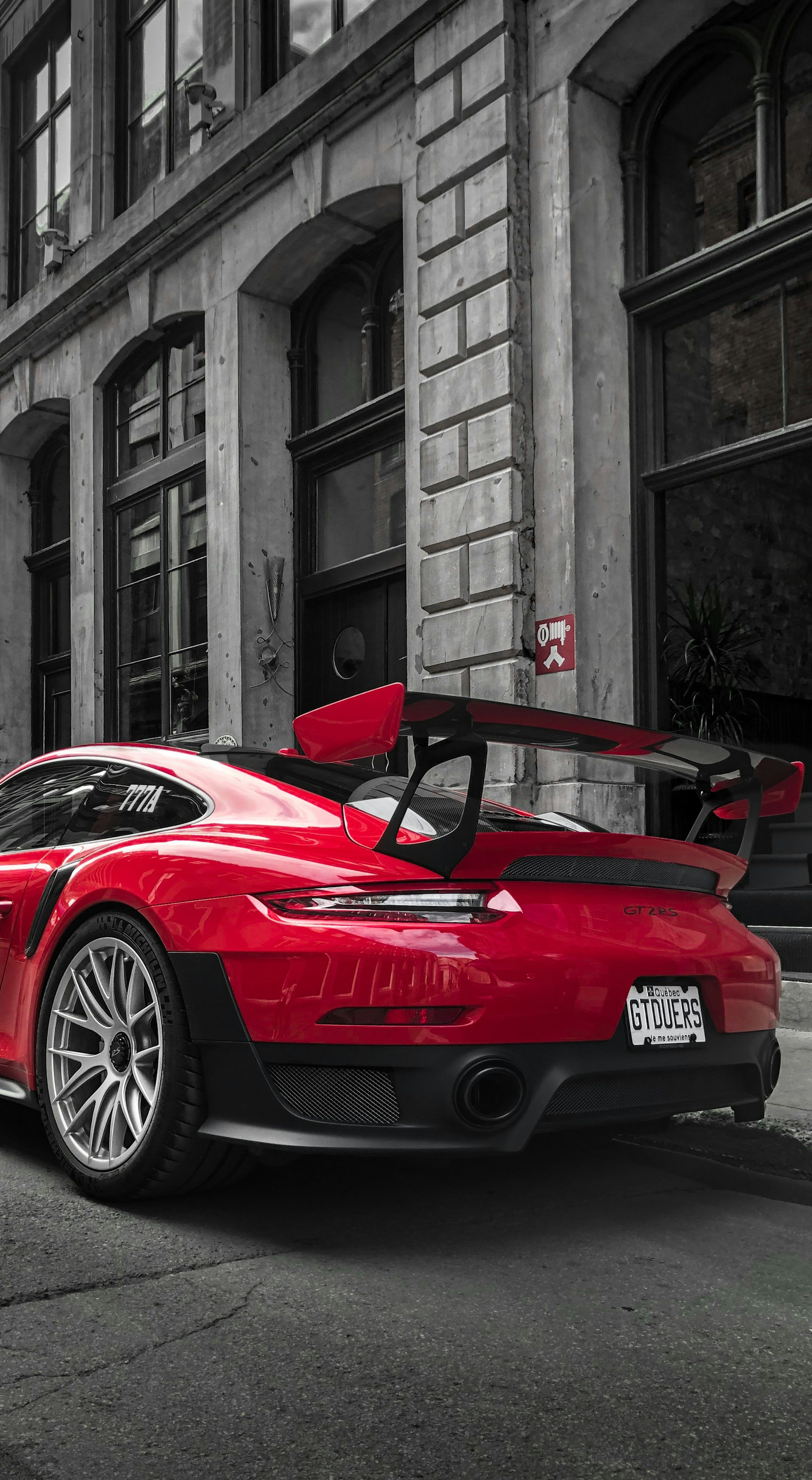 3000x5463 Red Porsche Picture. Download Free Image