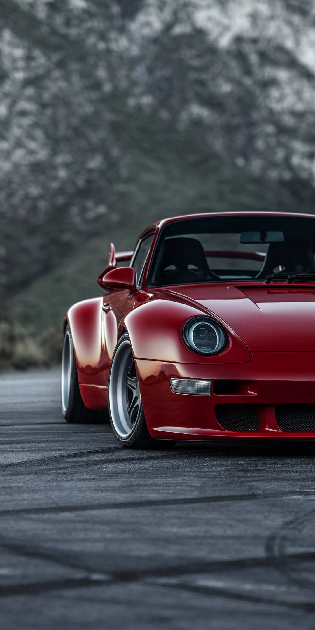 1080x2160 Download Red Porsche 911 Wallpaper