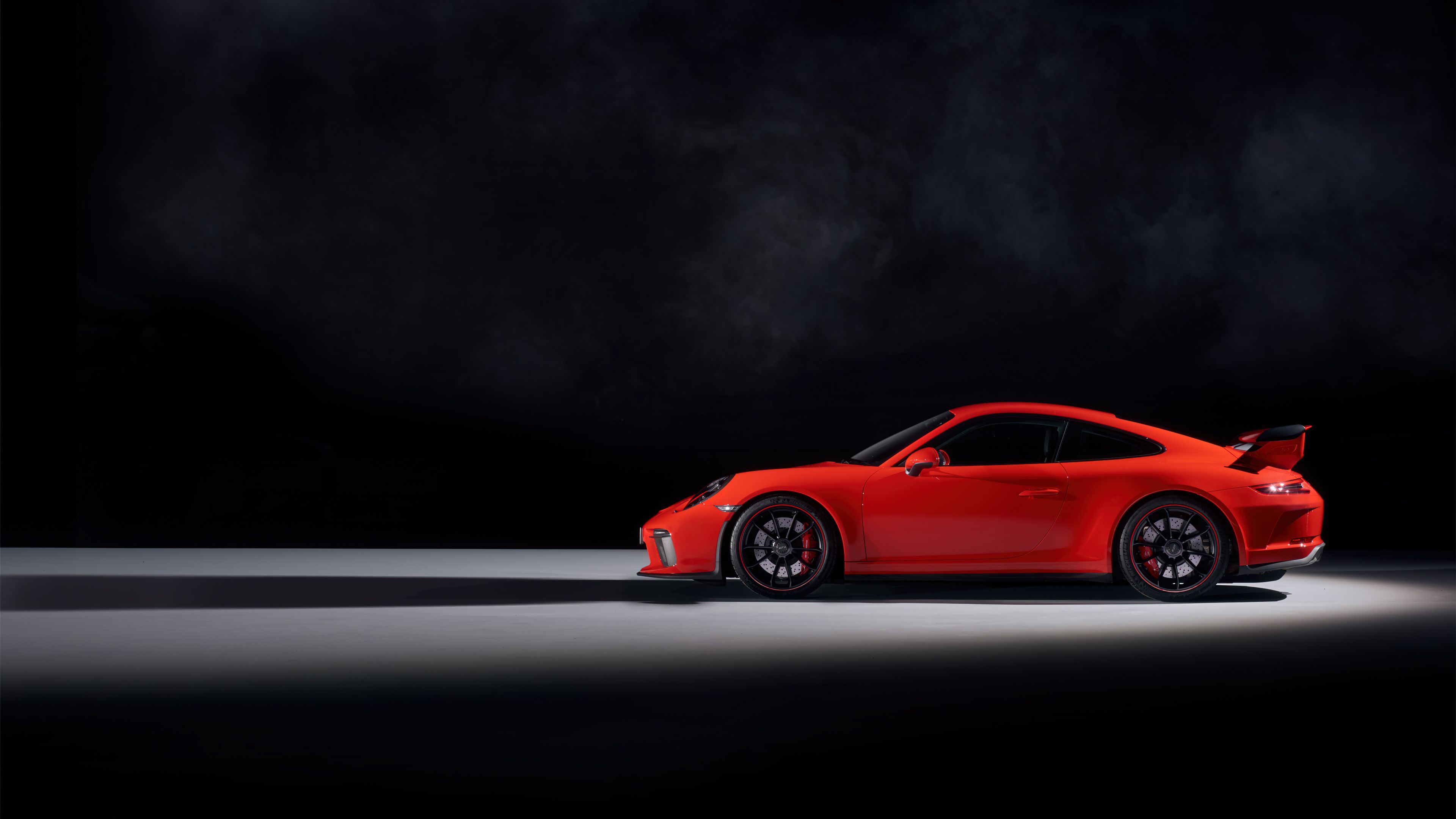 3840x2160 Red Porsche 911 GT3 car side view Desktop wallpaper 600x382