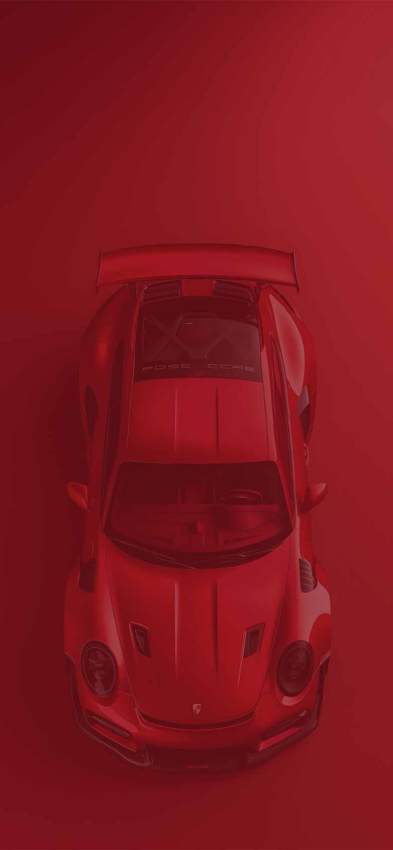 782x1692 Porsche 911 GT3 RS Red Luxury Car Wallpaper