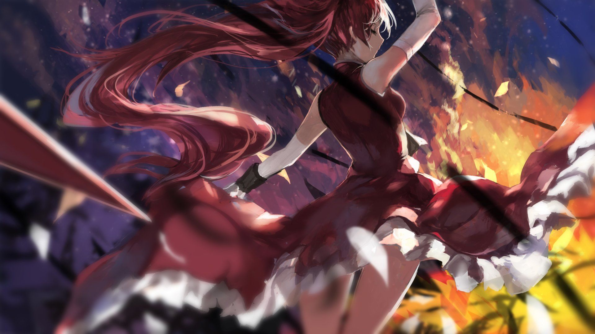 1920x1080 Kyōko Sakura HD Wallpaper Magi Madoka Magica