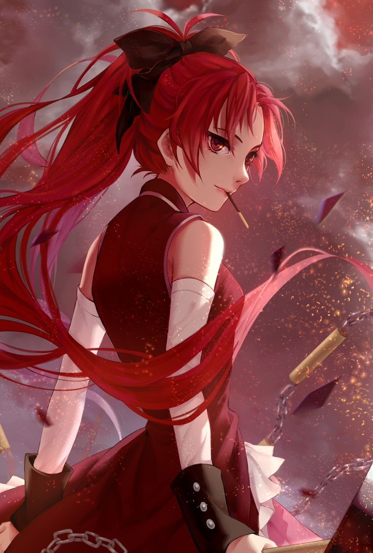 736x1089 Sakura Kyouko Shoujo MadokaMagica Wallpaper by lucianalin1994 Anime Image Board