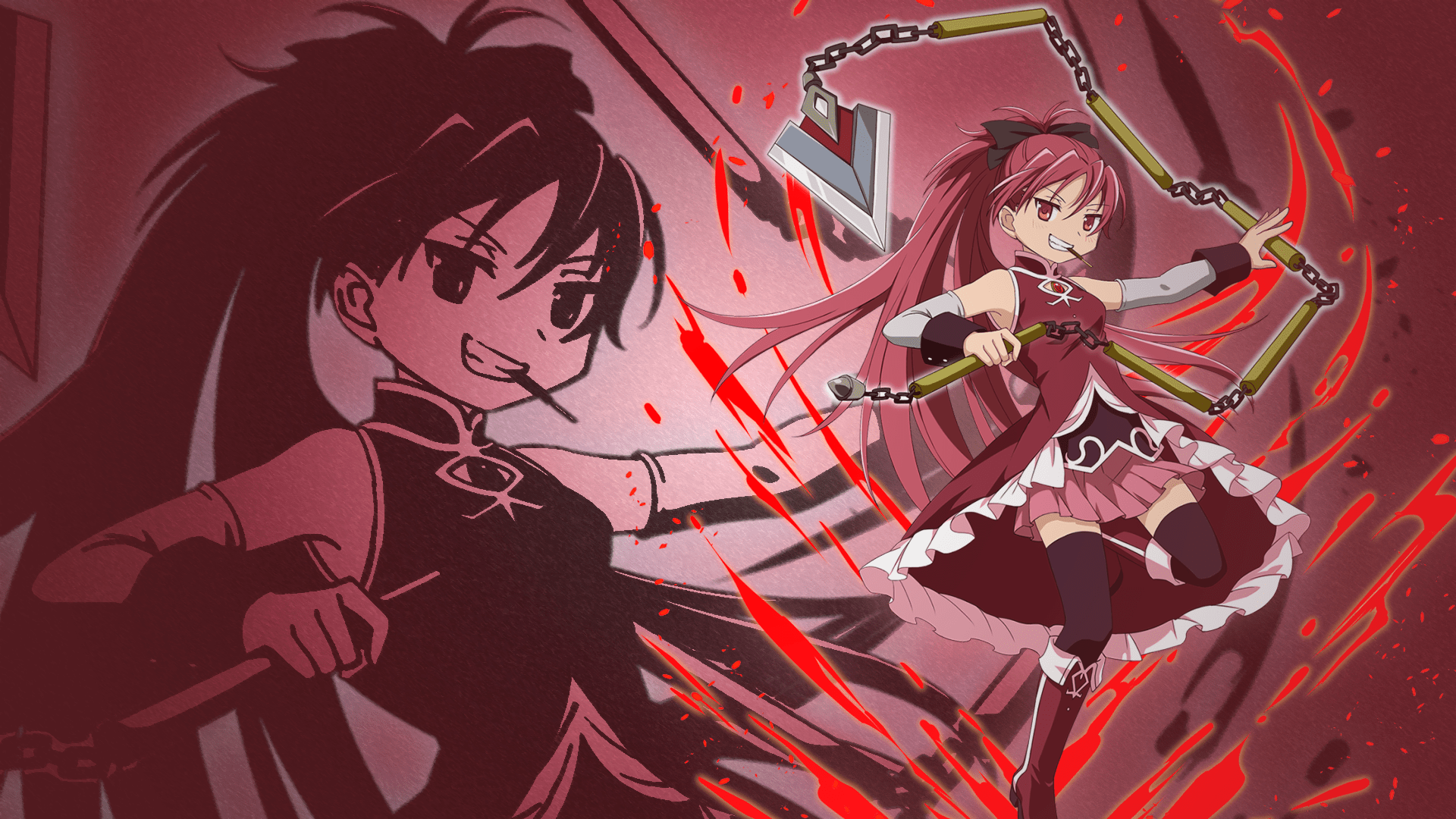 1920x1080 Respect Kyoko Sakura! (Puella Magi Madoka Magica)