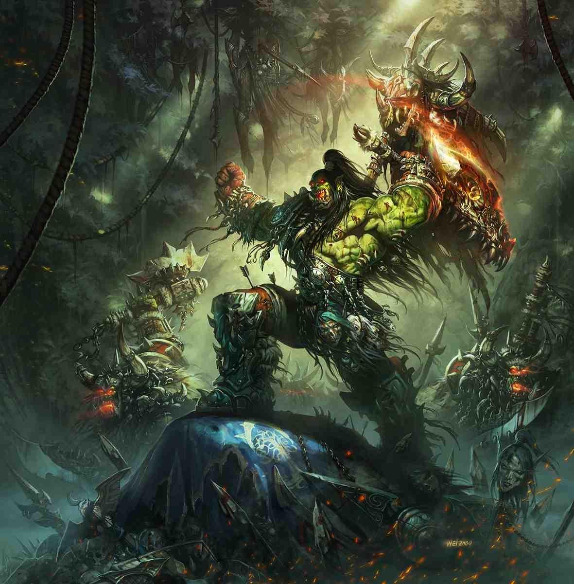 1181x1200 My favorite picture of Grom Hellscream ever