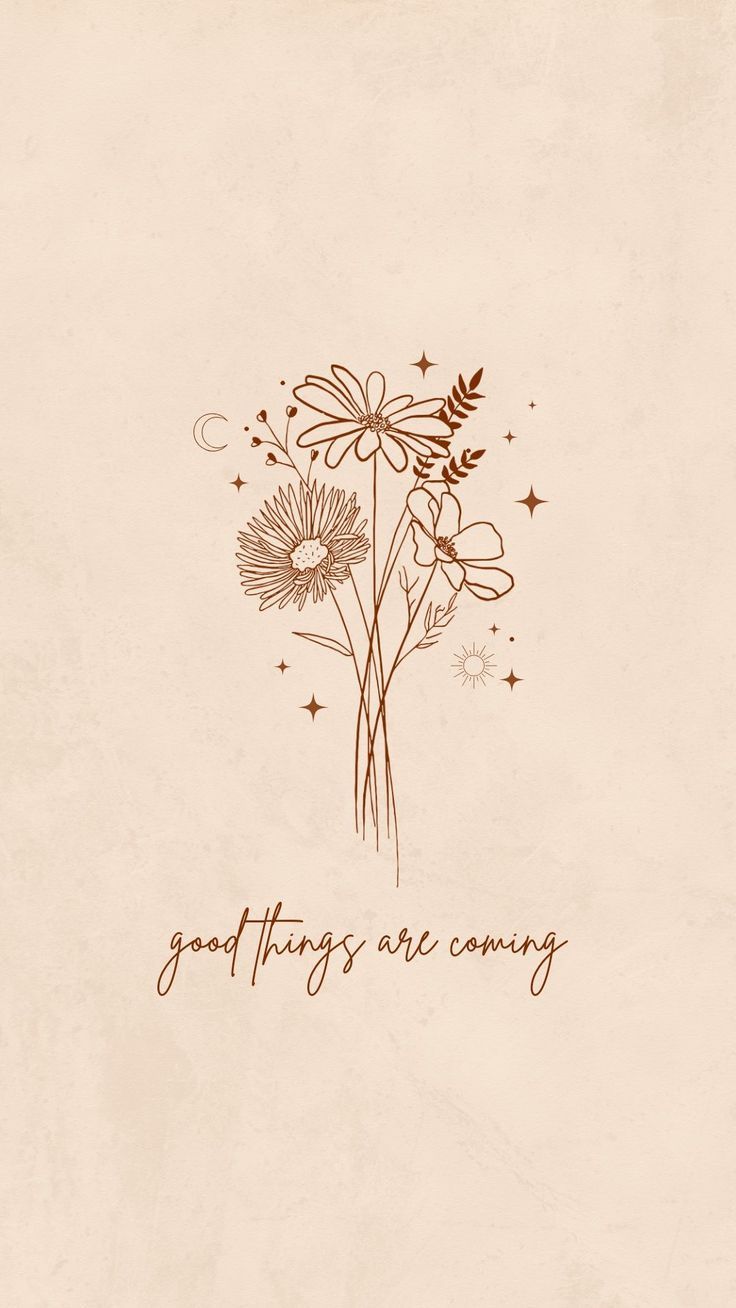 736x1308 Positive thoughts aesthetic wallpaper. Cute positive background, Stay positive drawing, Wallpaper quotes inspirational