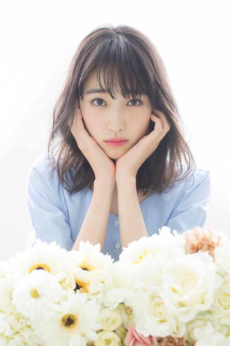 736x1104 Sakura portrait. Japanese pose book, Lifestyle photography women, Soft minimal button shirt