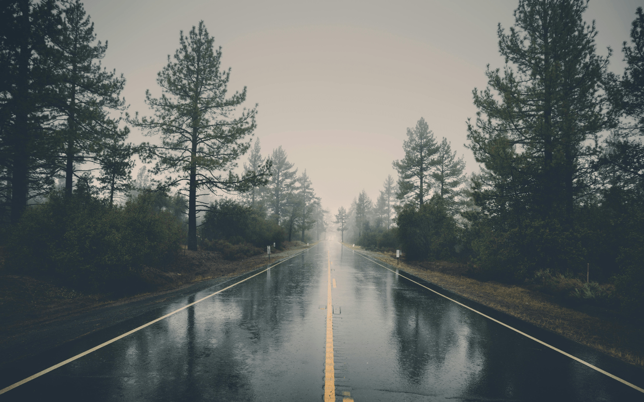 1280x800 Rainy road by Sunny Web Store