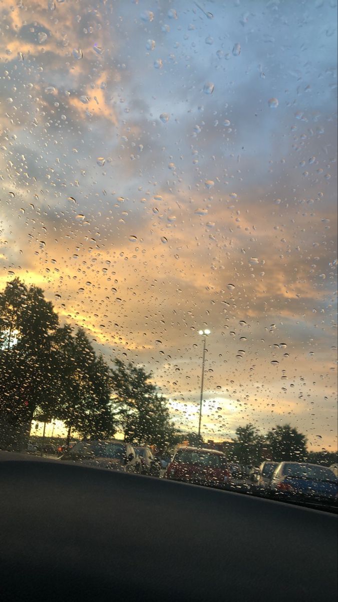 675x1200 Rainy Sunset Rides Vibes Drops Sky