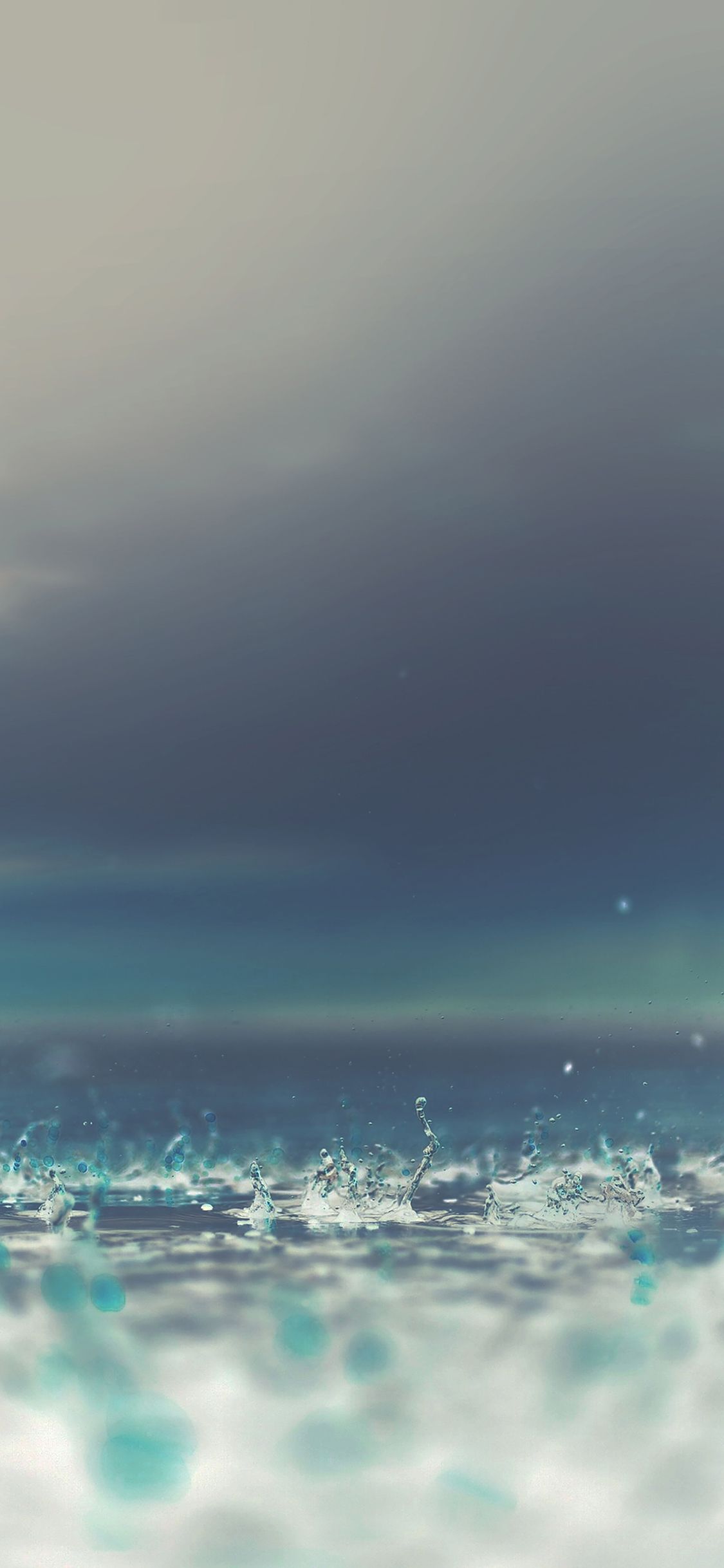 1125x2436 Rain drop iPhone X Wallpaper Free Download
