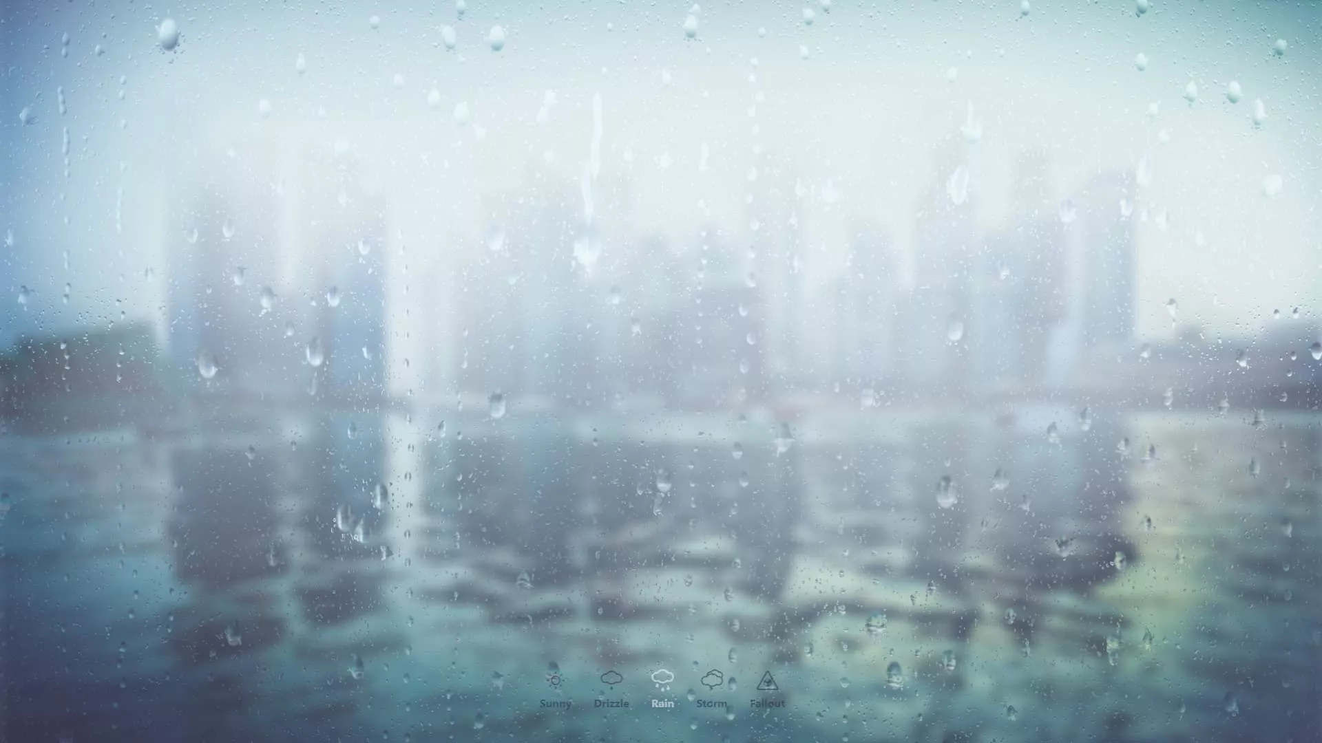 1920x1080 Chill Rain Wallpaper
