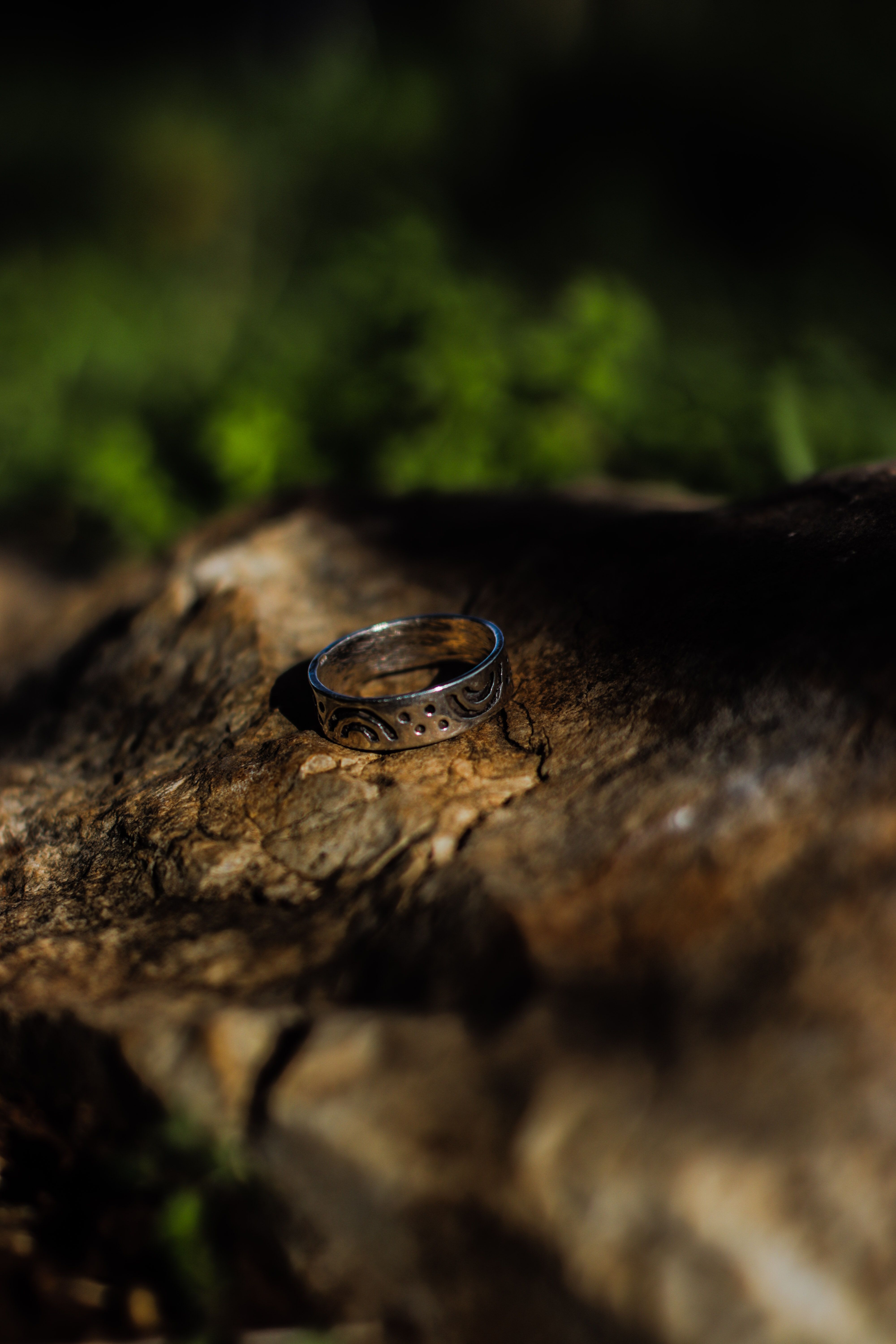 4000x6000 Silver Ring on Top of a Rock · Free