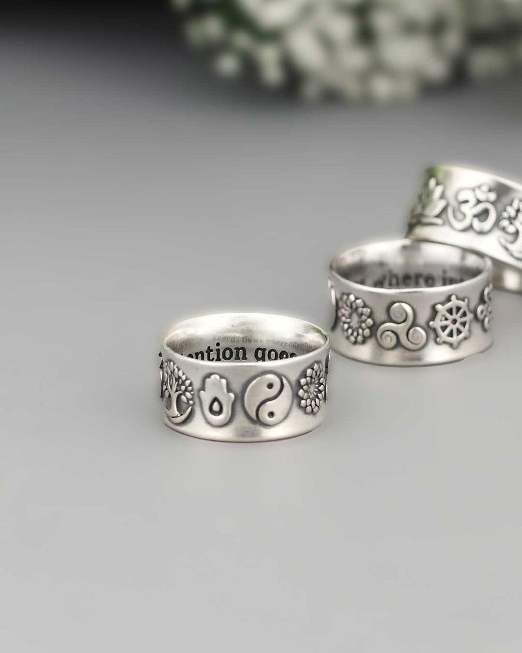 1023x1280 Meaningful Symbols Jewelry: Sterling Silver Or Silver Plated Ring