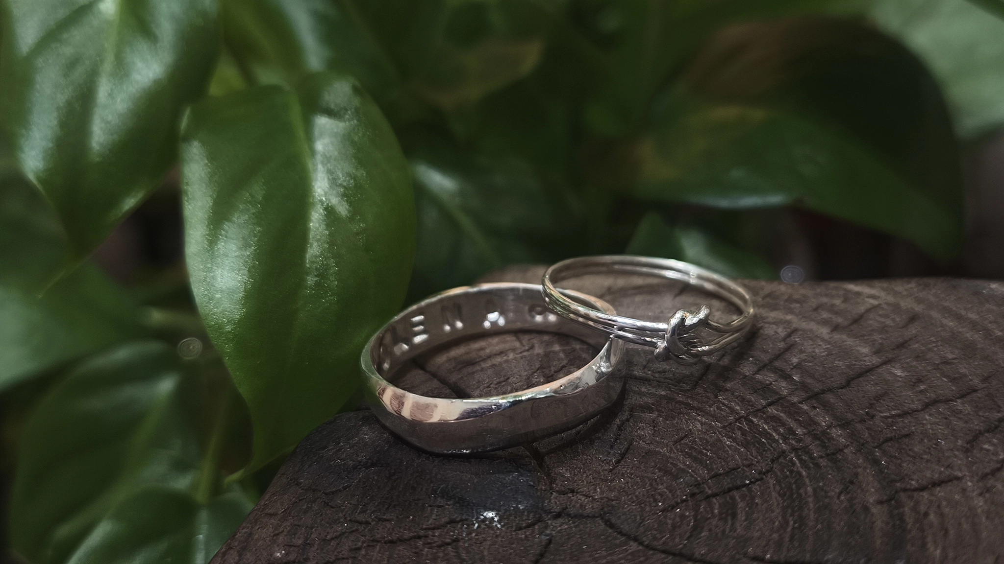 2048x1152 They Made Each Other's Rings: A Double Knot Silver Ring Case Study