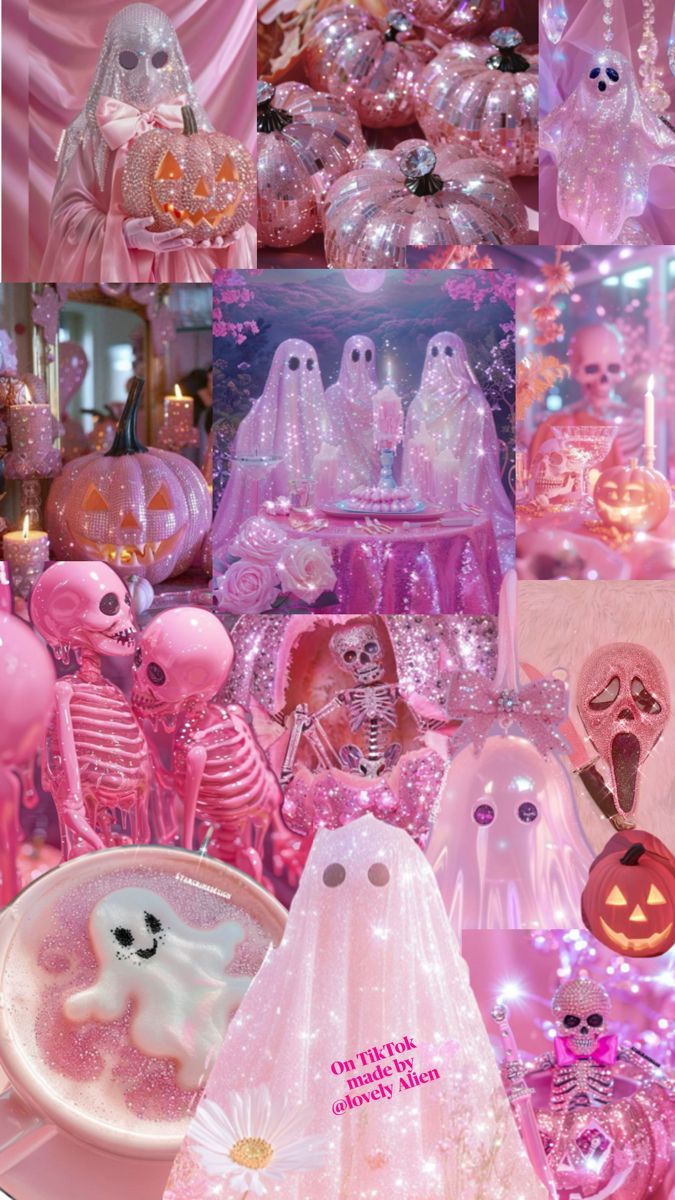 675x1200 This is a spooky but pink wallpaper inspired by the seasons known as Halloween