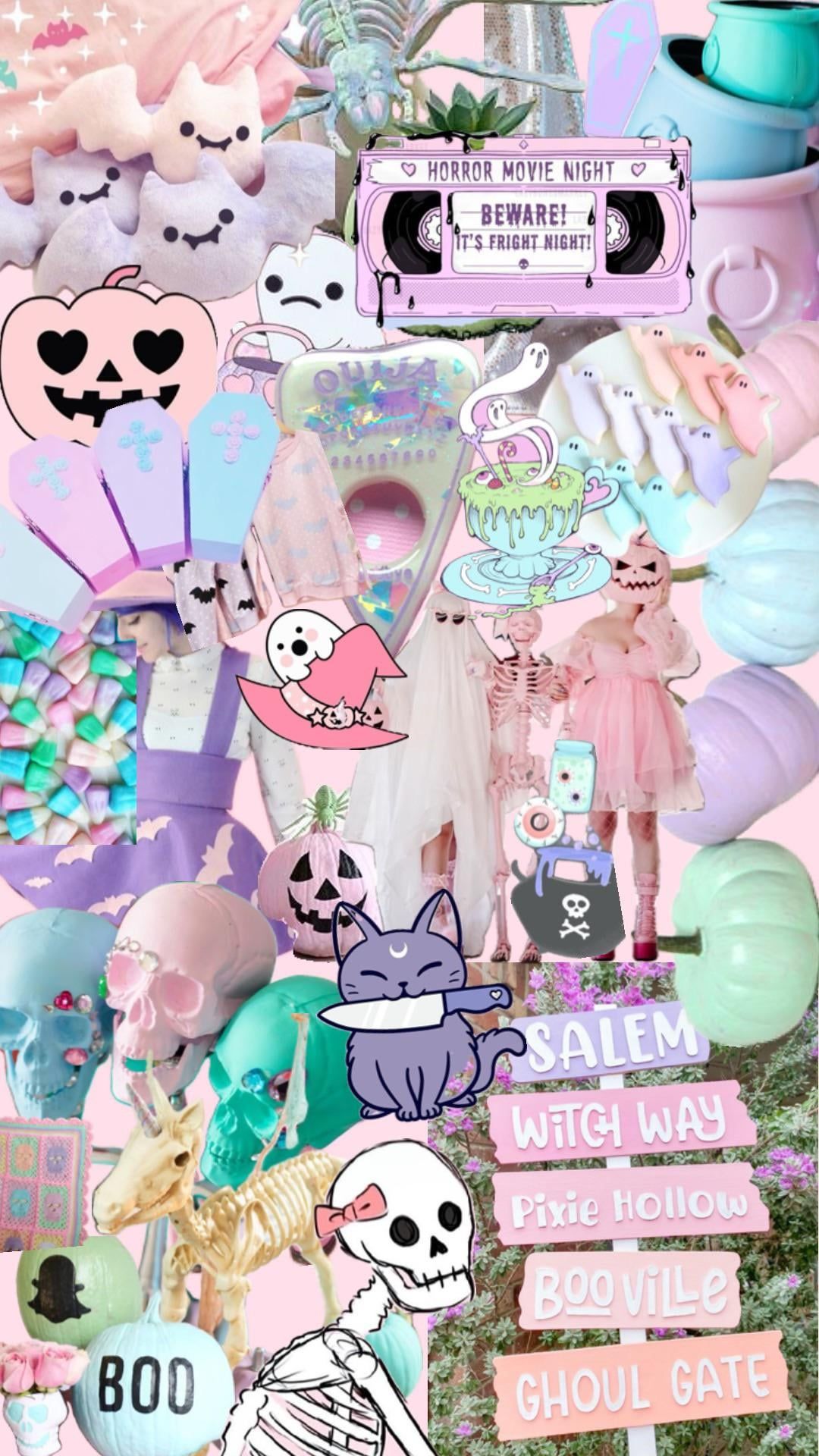 1080x1920 Pastel Halloween wallpaper I made