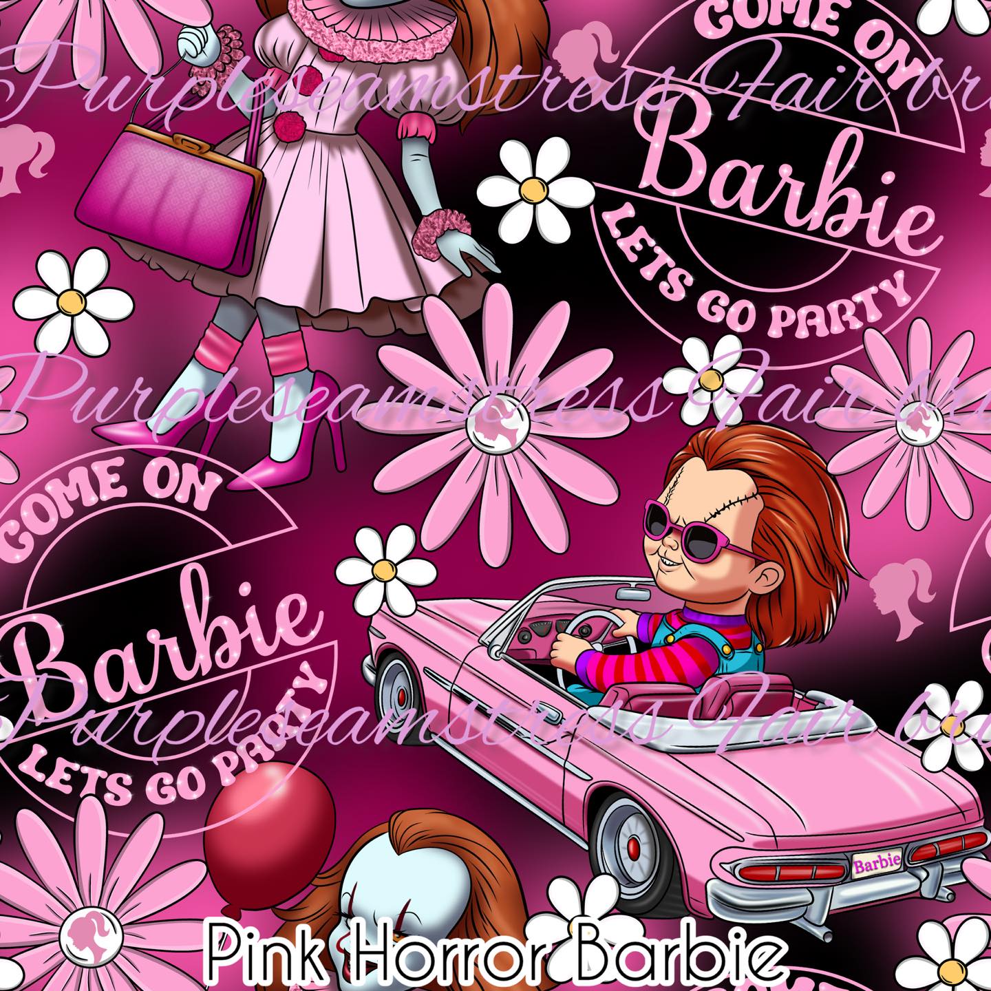 1440x1440 Pink Horror Barbie