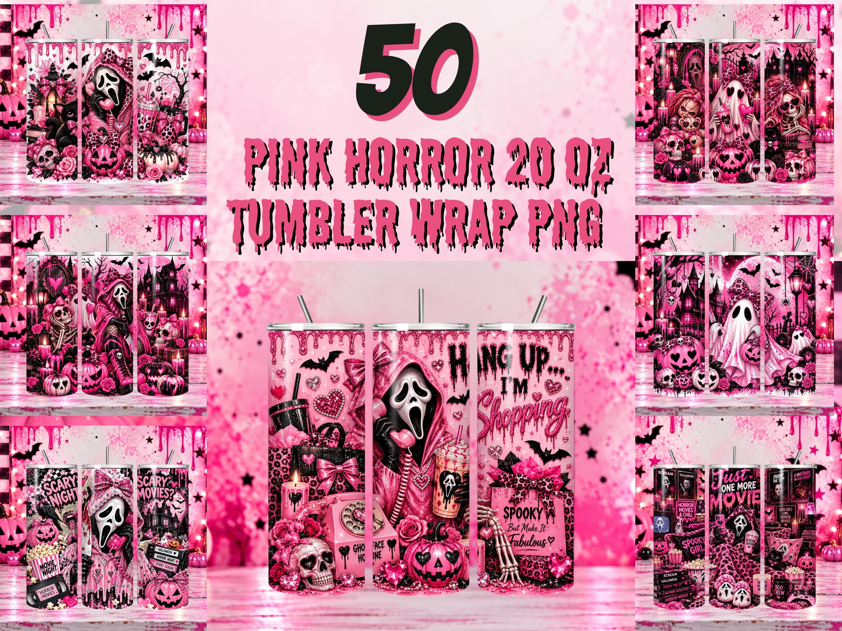 2700x2025 Pink Horror Tumbler