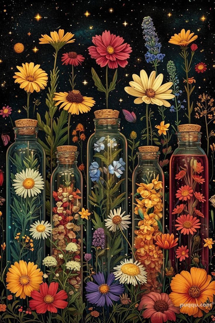 736x1104 Witchy wallpaper. Beltane, Gems art, Flowers paint
