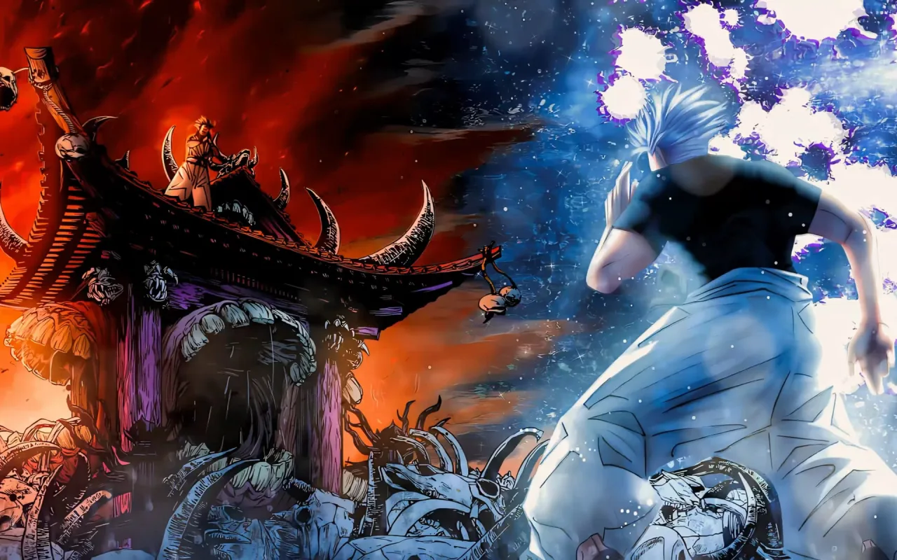 1280x800 Gojo vs Sukuna live wallpaper preview