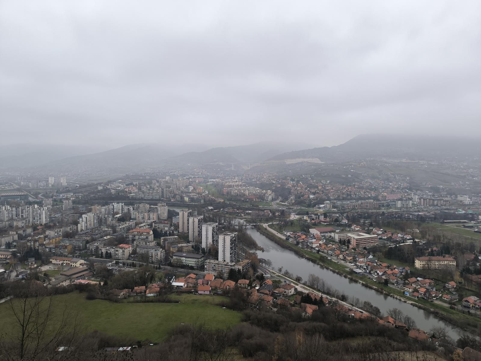 1600x1200 Wikiloc. Gornja Zenica, Kljun, Vučjak, Zenica Trail