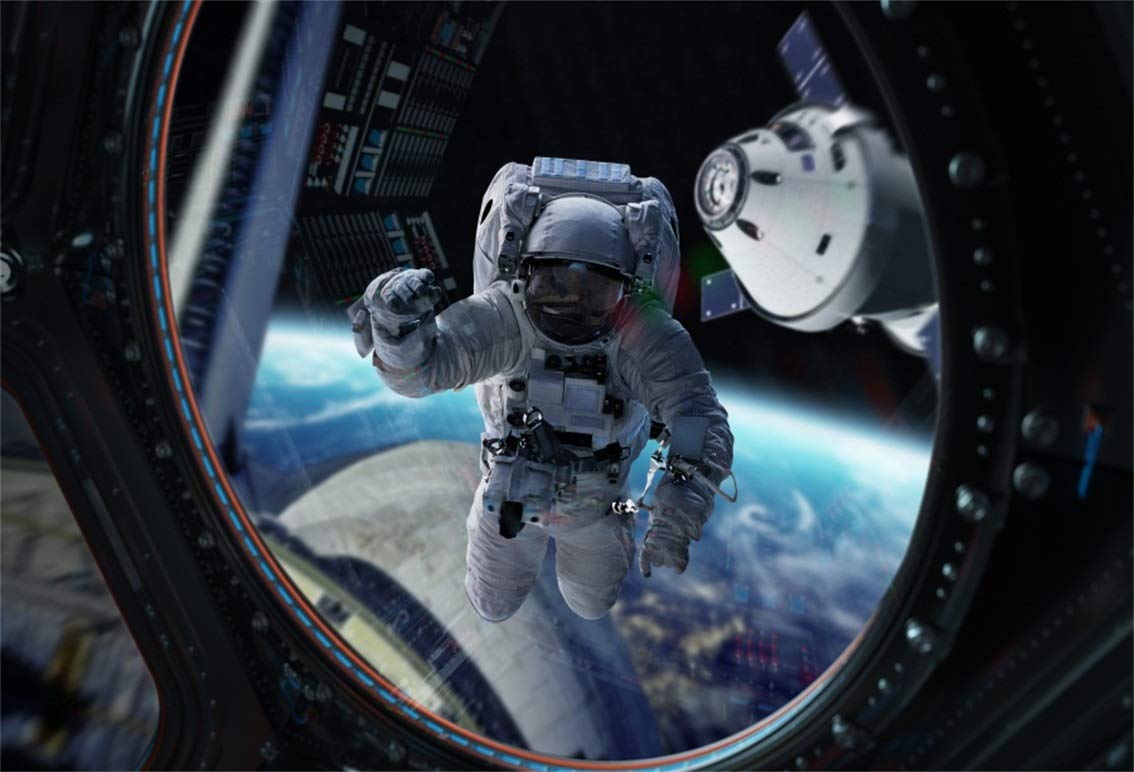 1134x772 Amazon.com : Leyiyi 5x3ft Astronaut Working Backdrop Planetarium Banner Space Station Universe Explore Shuttle Spacecraft Asteroid Travel Photo Background Kids Adventure Portrait Shoot Studio Vinyl Prop Wallpaper