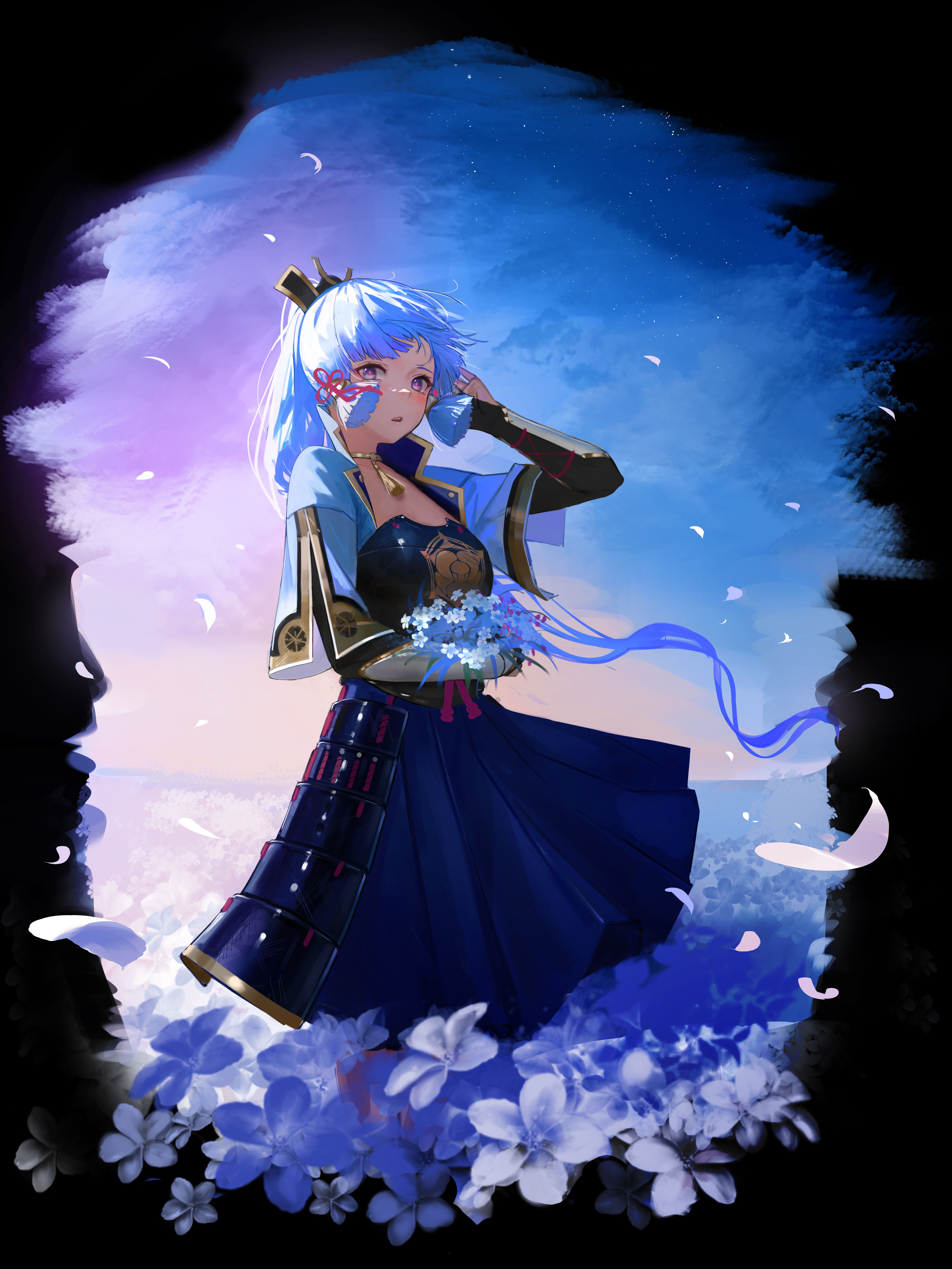 6000x8000 Kamisato Ayaka Impact Wallpaper by ganet p Anime Image Board