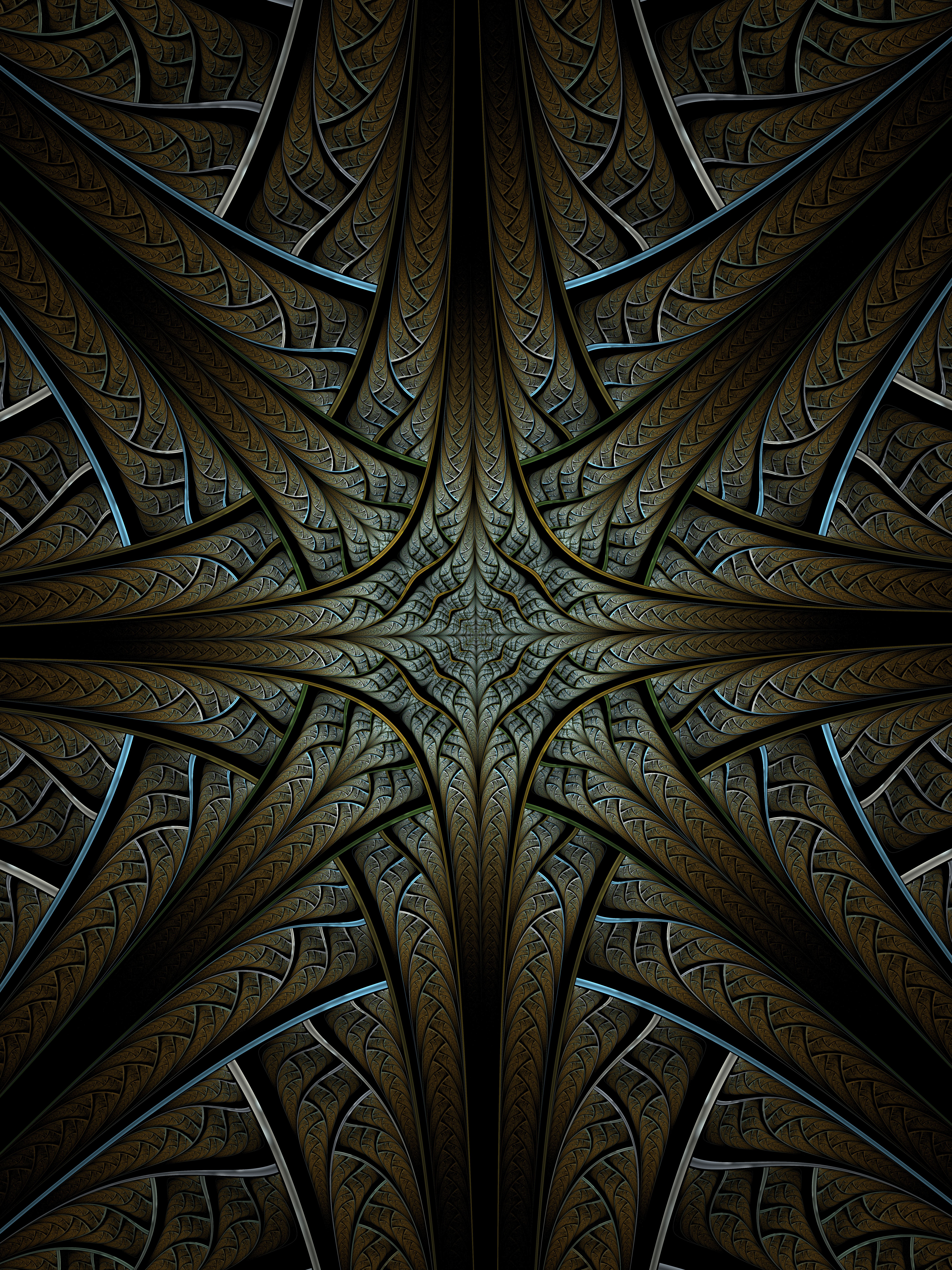 6000x8000 Wallpaper Black and Brown Ceiling With Lights, Background Free Image
