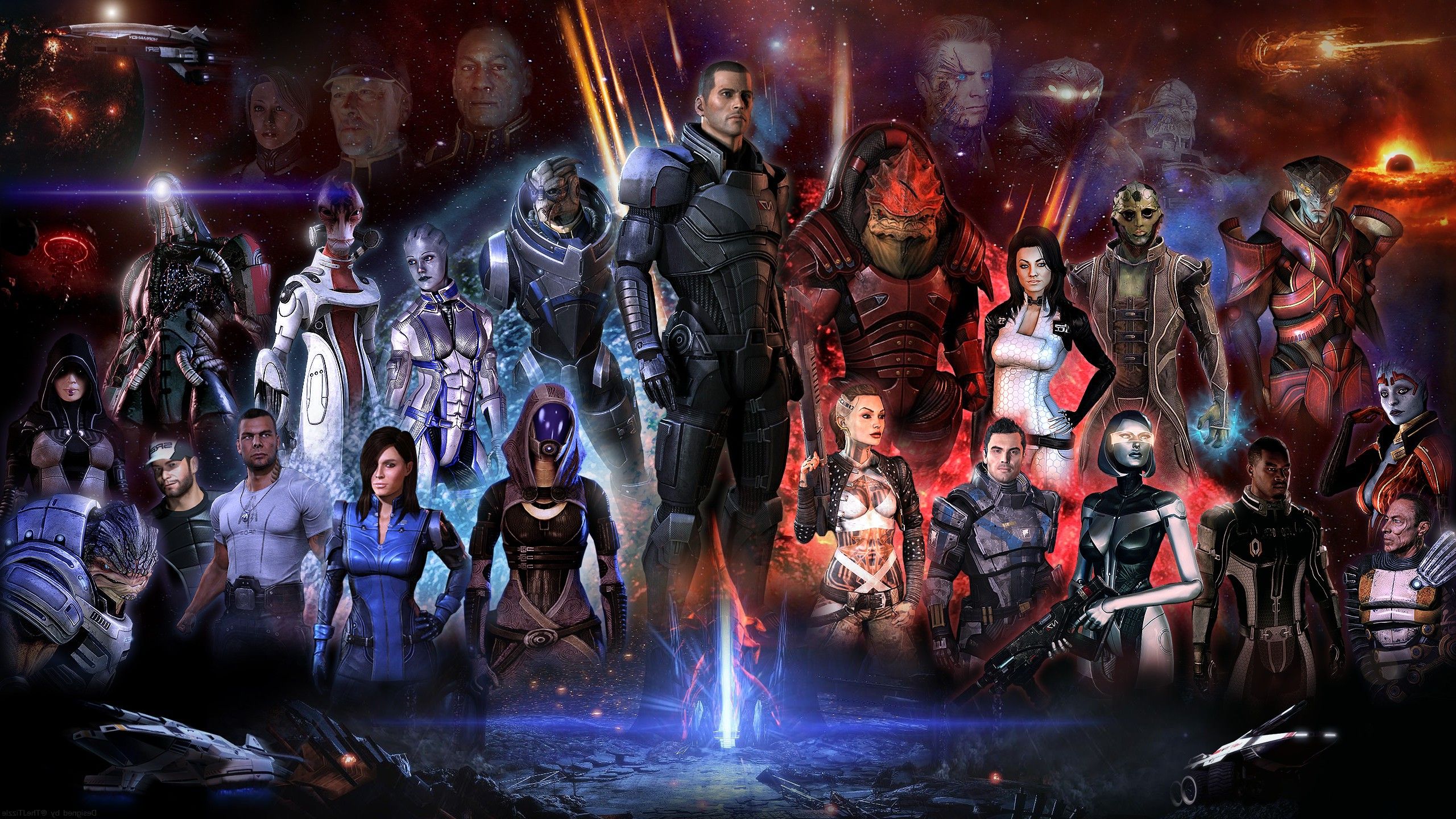 2560x1440 Bioware, Mass Effect, Video Games Wallpaper HD / Desktop and Mobile Background