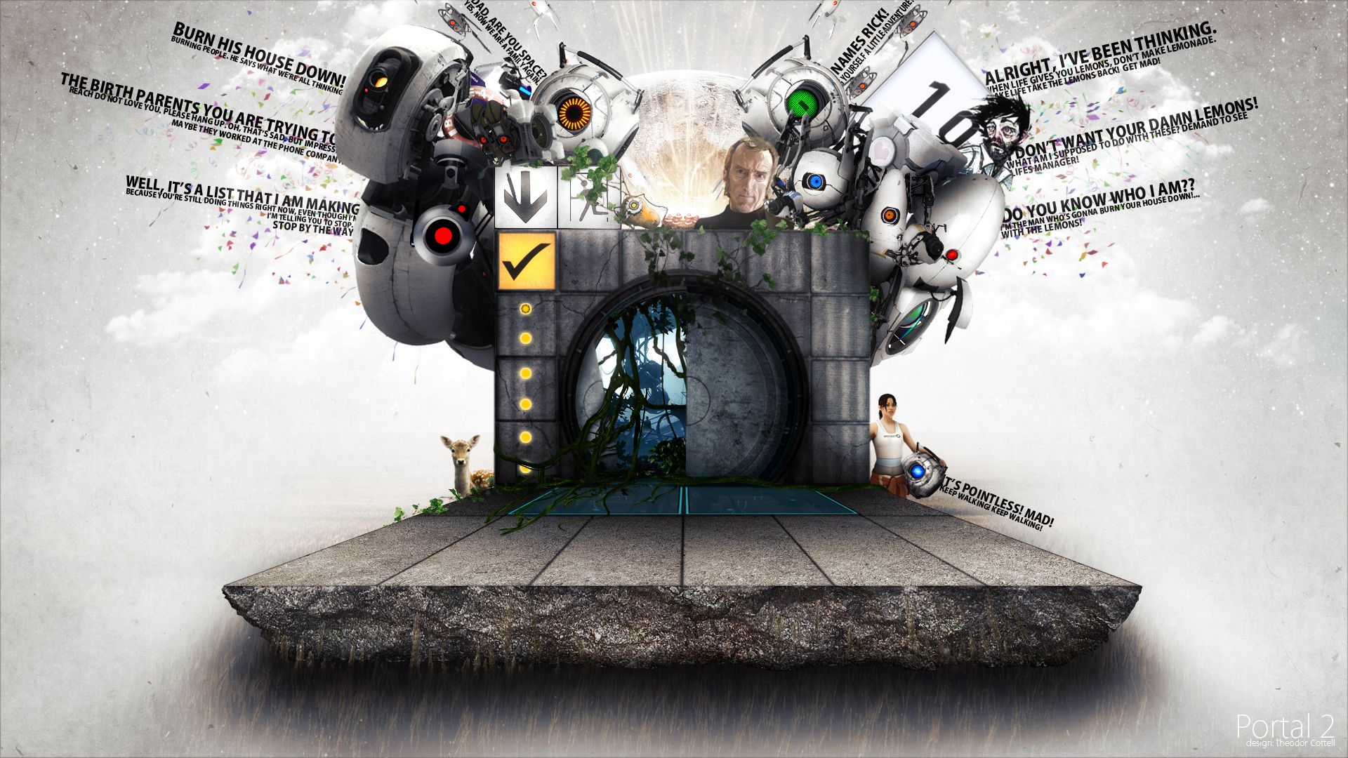 1920x1080 Desktop wallpaper: Video Game, Portal Portal 4K free download for PC. 222184