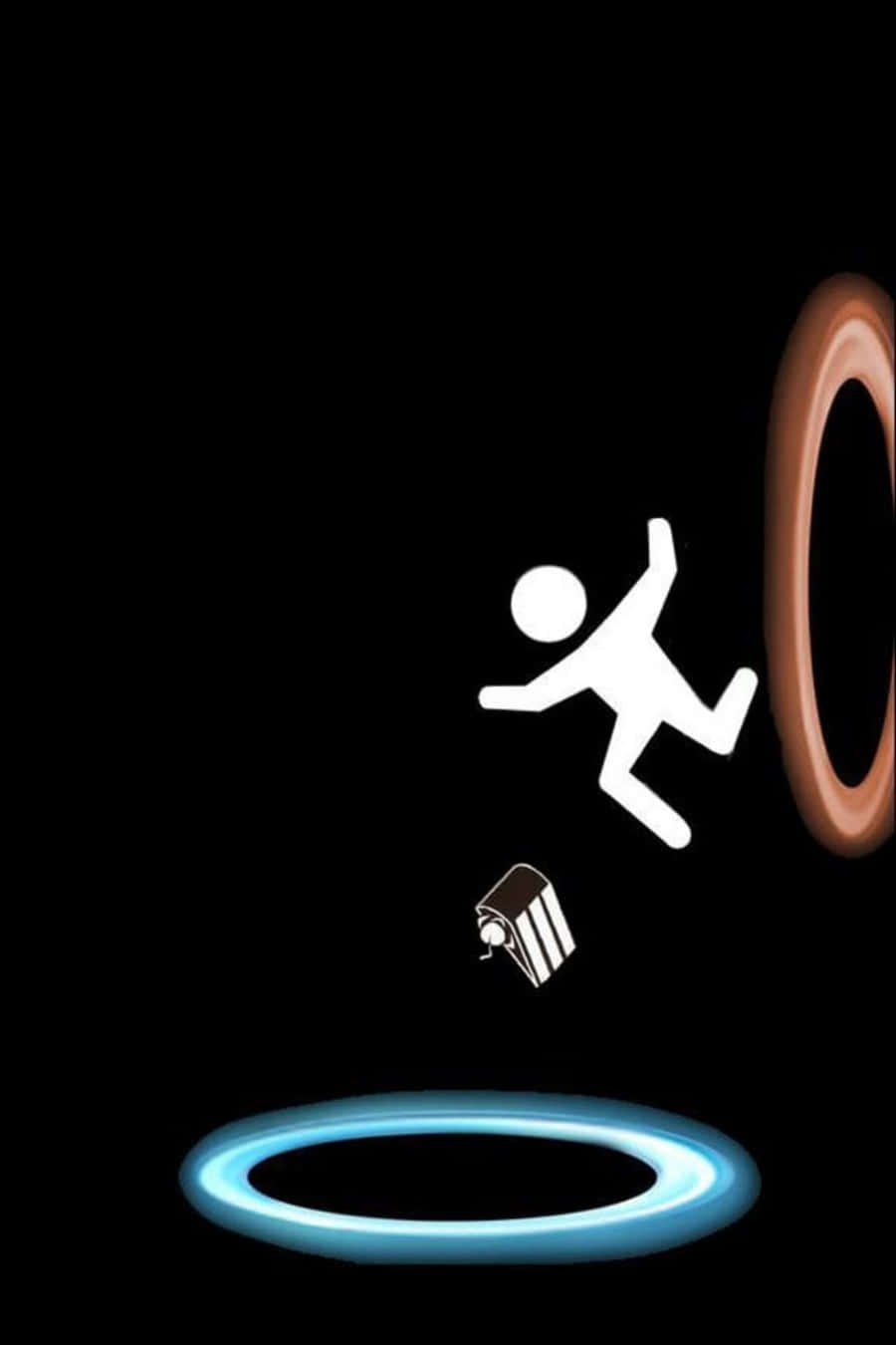 900x1350 Download Portal 2 iPhone Video Game Wallpaper