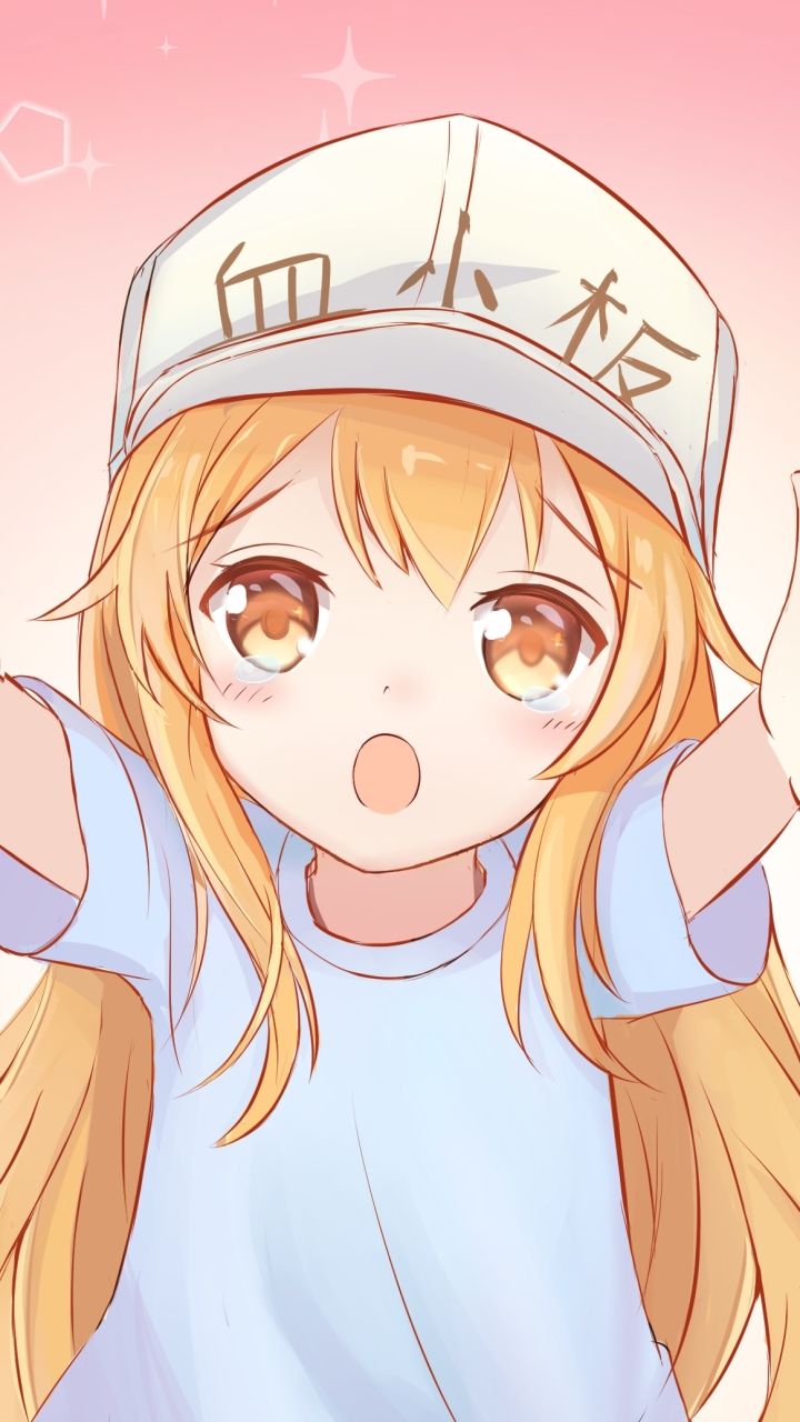720x1280 Phone wallpaper: Anime, Cells At Work!, Platelet (Cells At Work!) 1309287