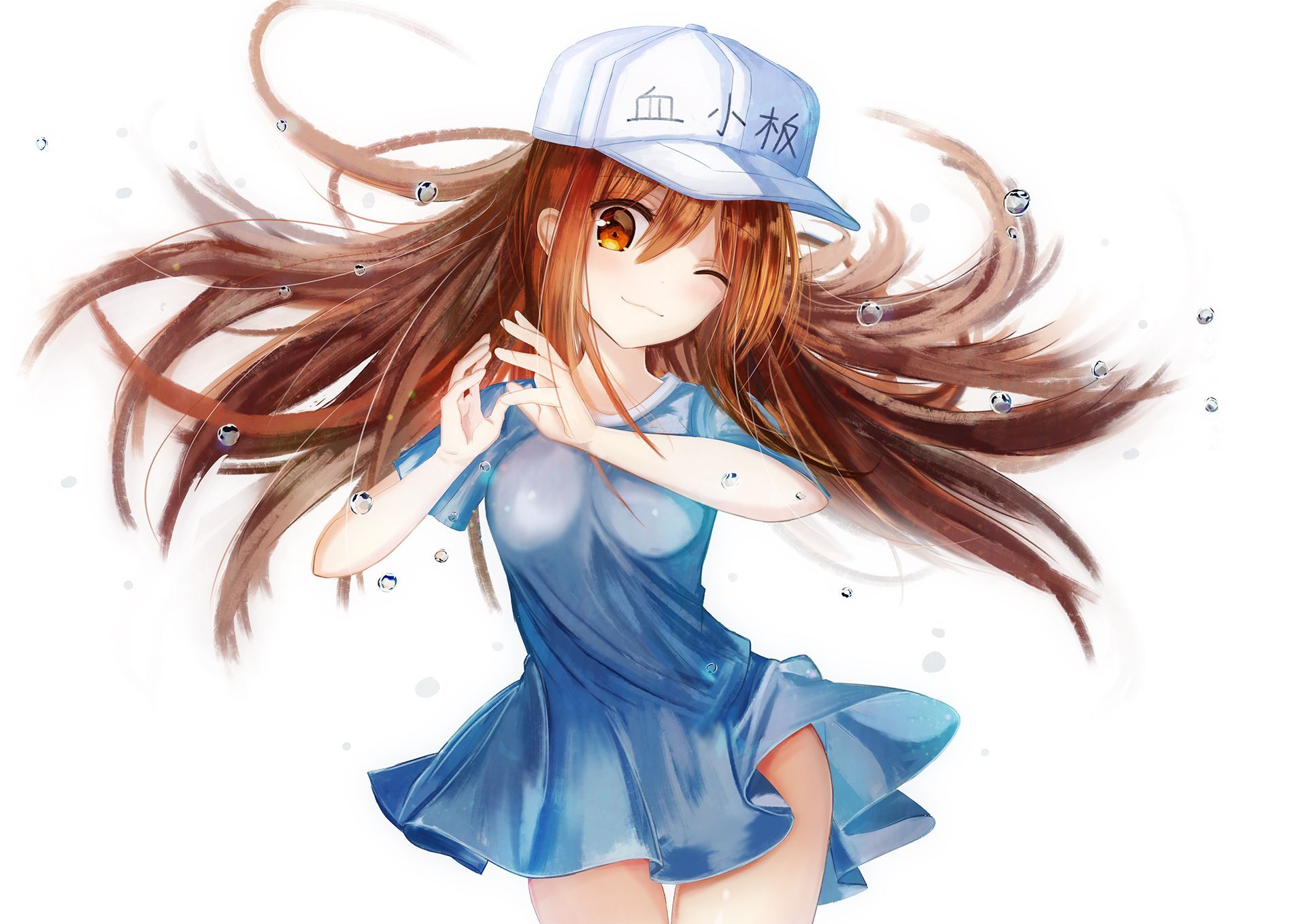 1920x1358 Desktop wallpaper: Anime, Cells At Work!, Platelet (Cells At Work!) 4K free download for PC. 919585