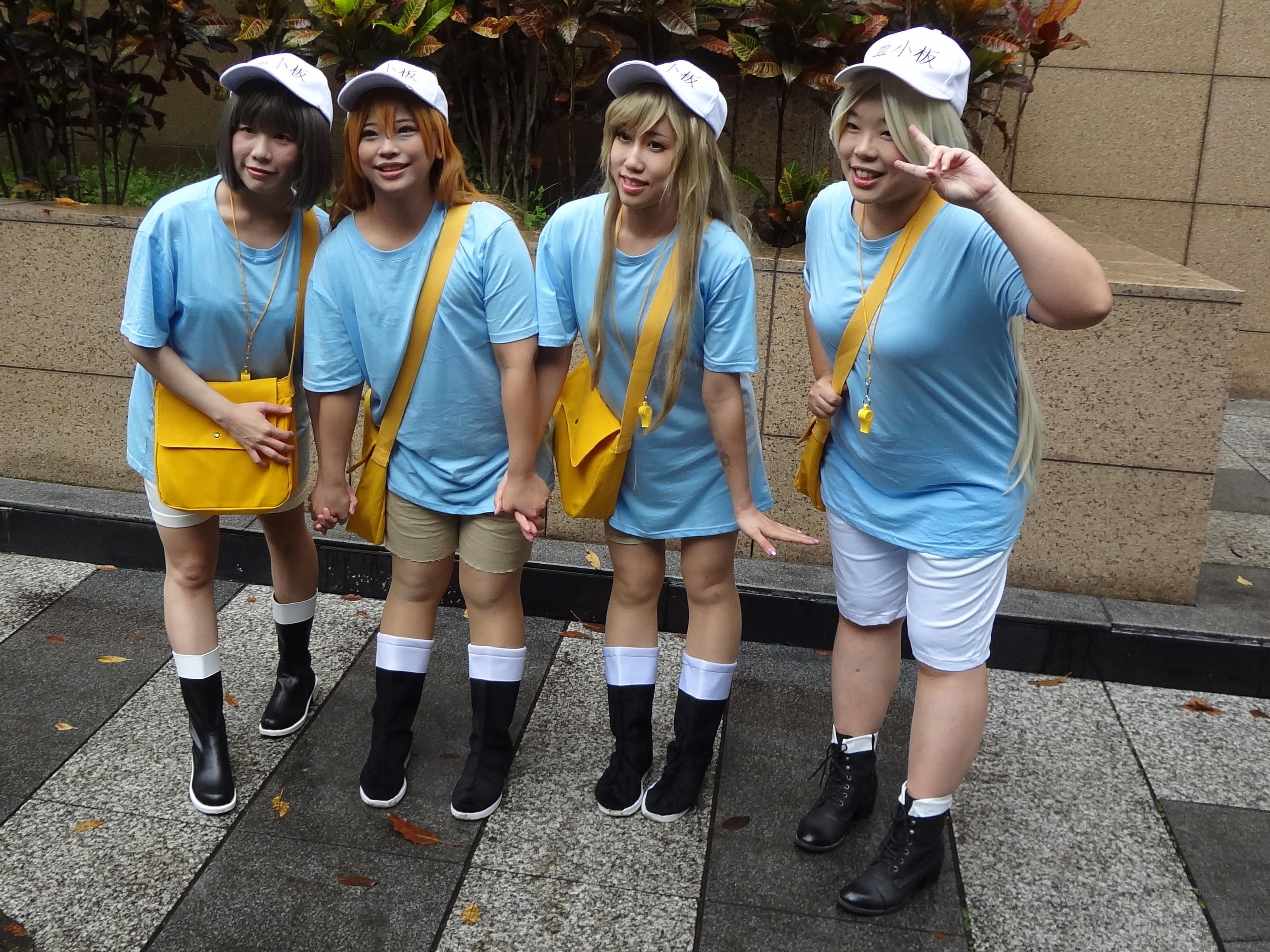 3200x2400 cosplayers of Platelet, Cells at Work!