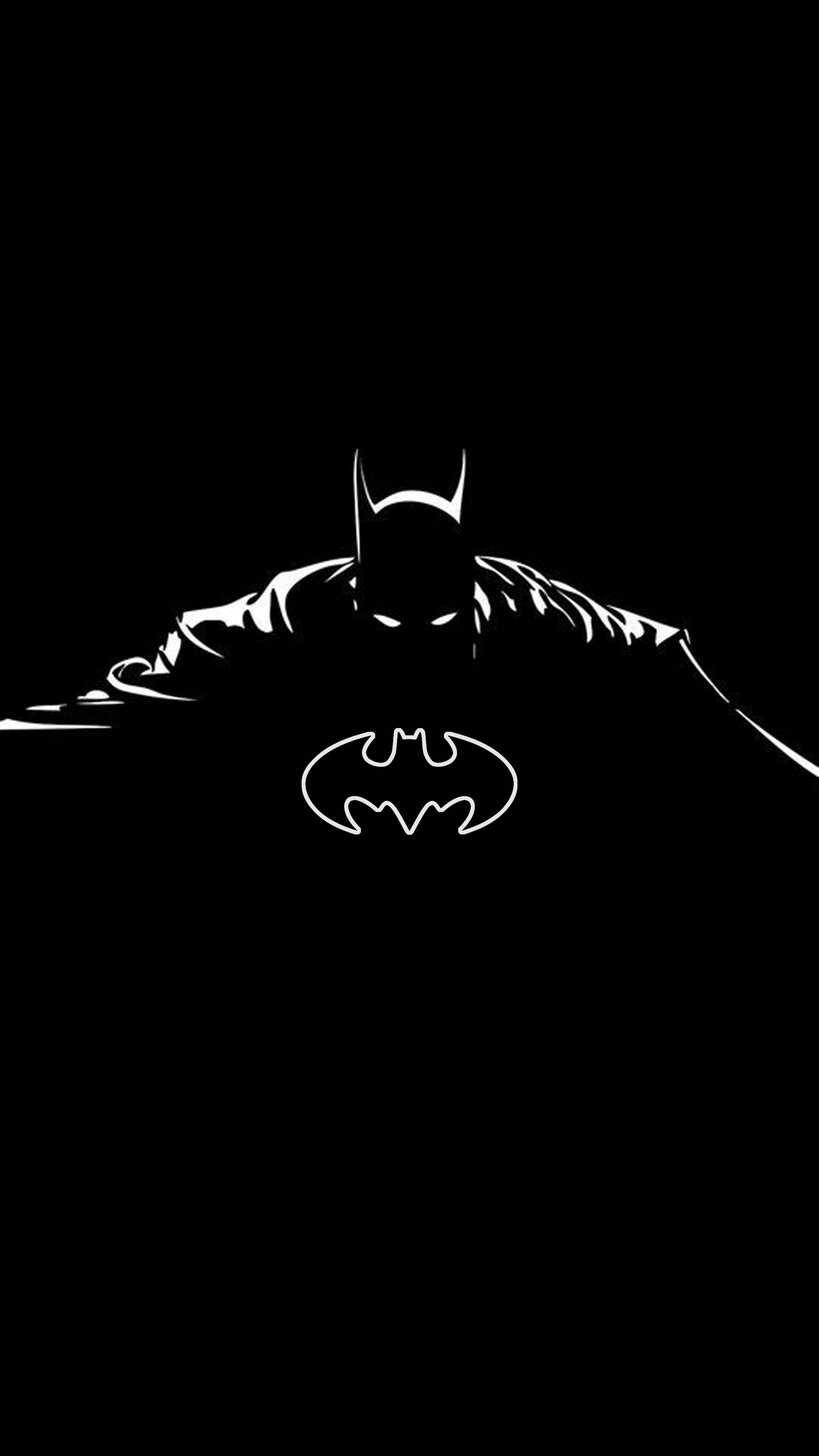 2160x3840 Batman Logo Dark Wallpaper