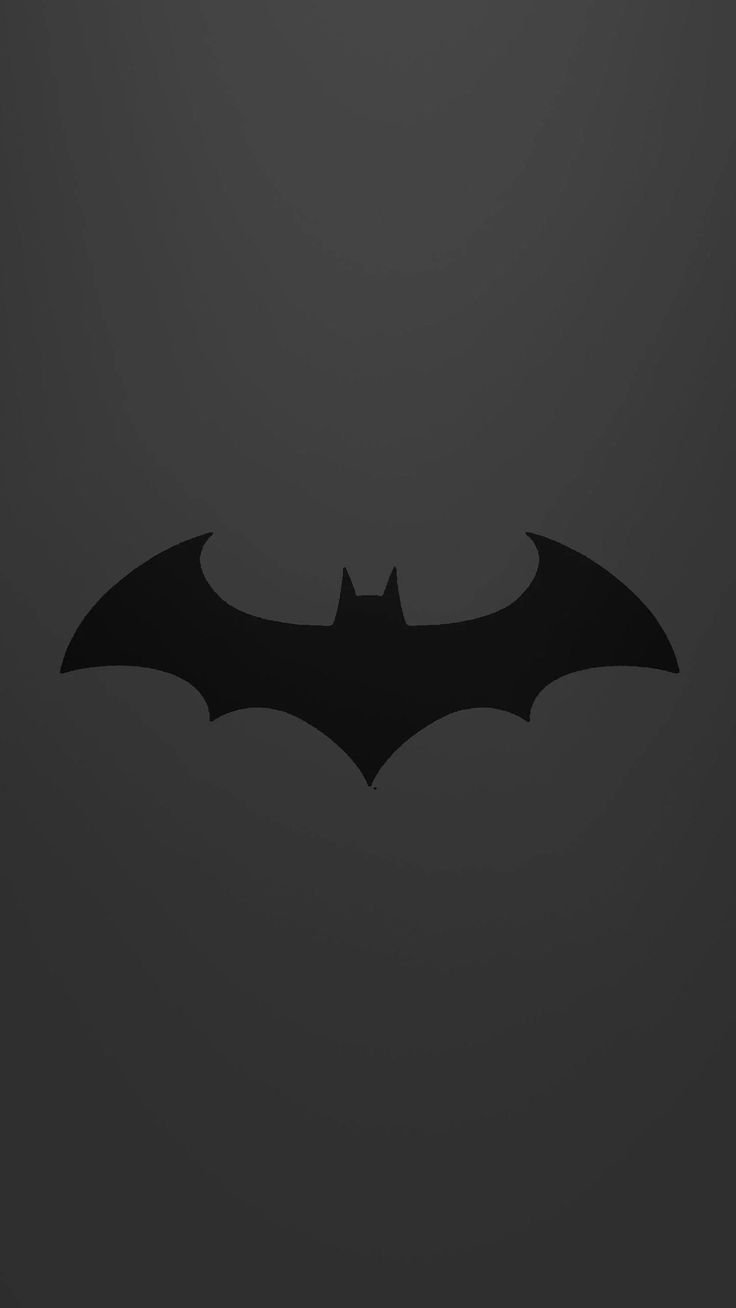 736x1308 Minimal Batman Wallpaper Dump. Batman black and white aesthetic, Black and white bat icon, Black