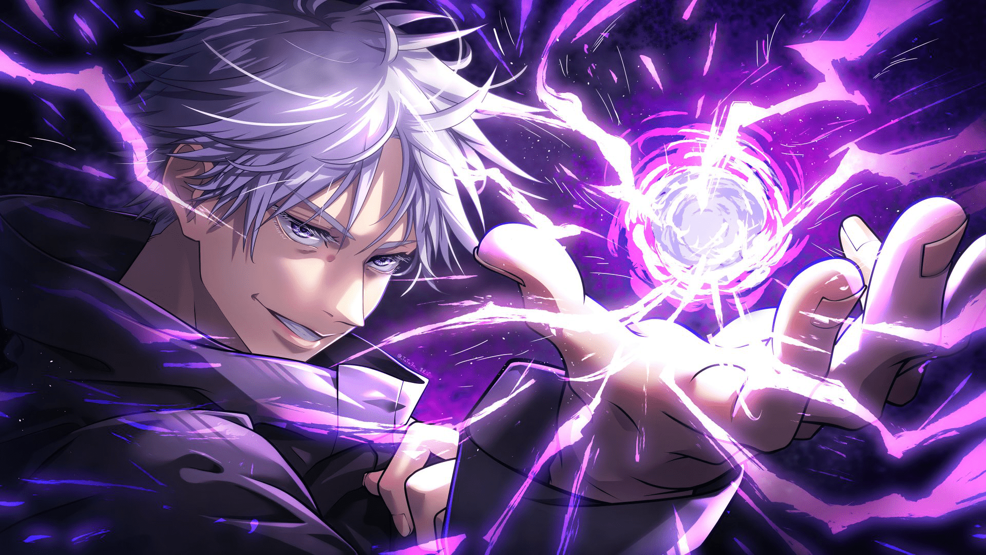 1920x1080 Satoru Gojou Purple!